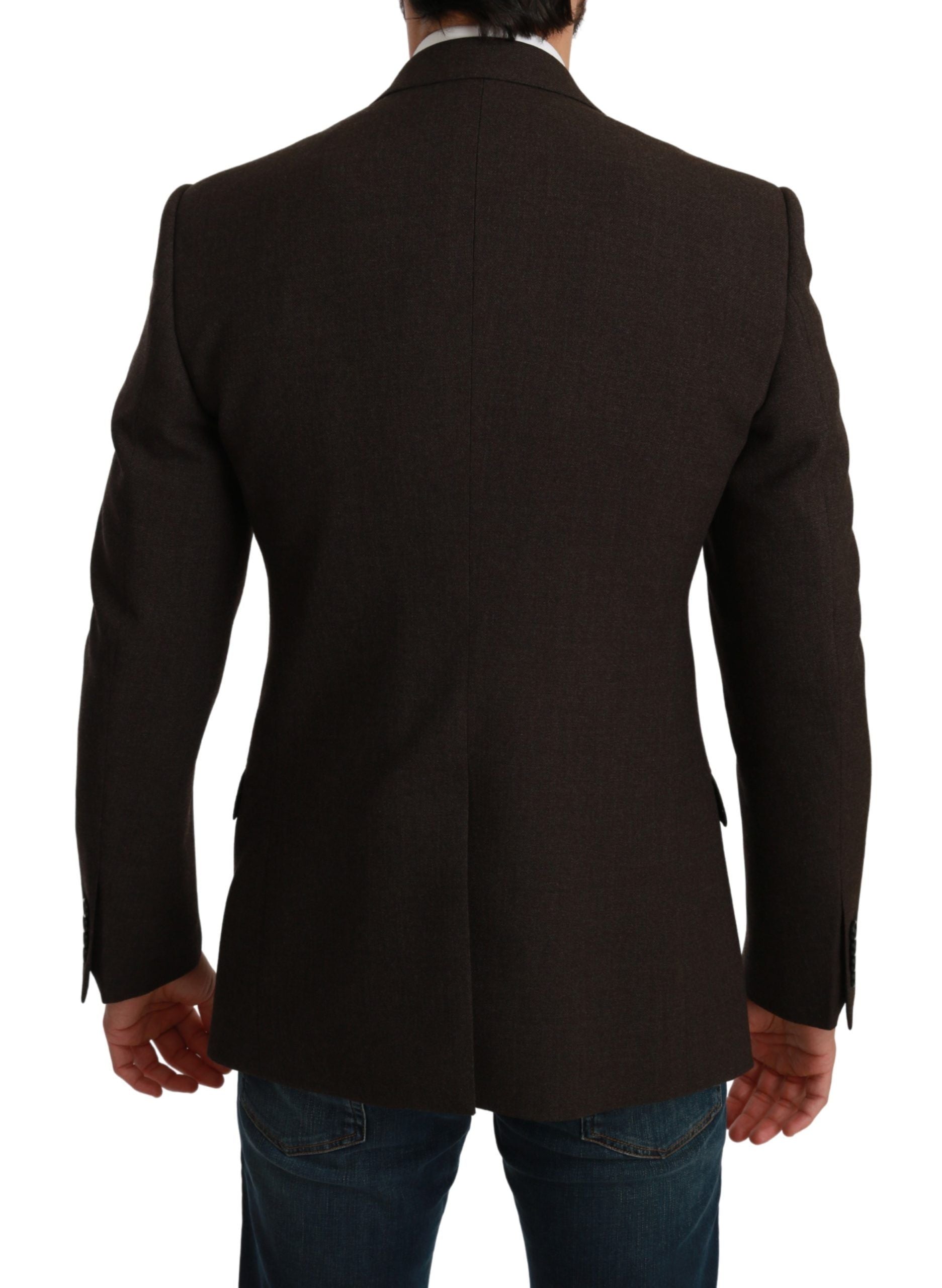 Dolce & Gabbana Brun Slim Fit Kappa Kavaj MARTINI Kavaj