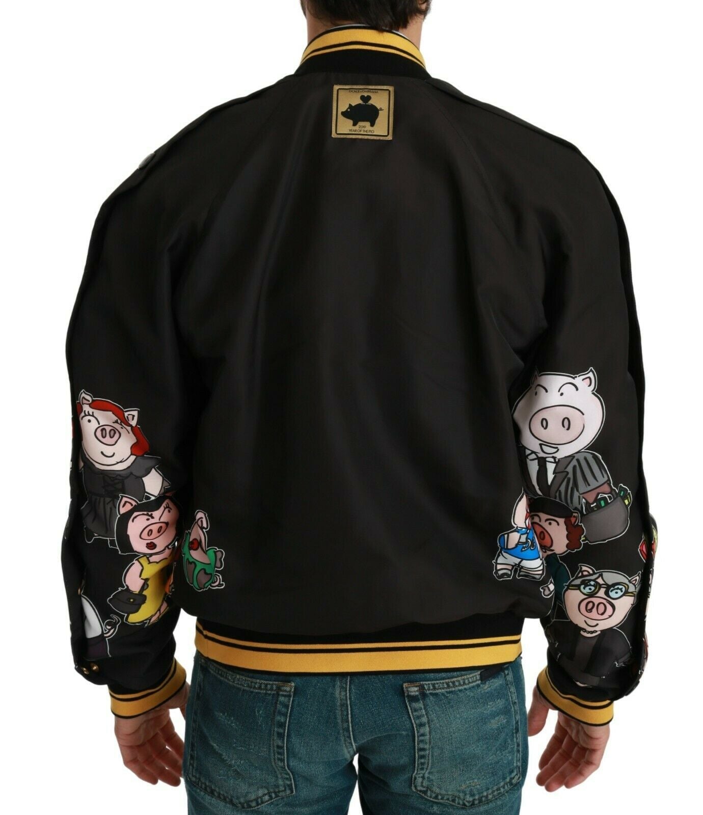 Dolce & Gabbana Svart GRISENS ÅR Bomberjacka