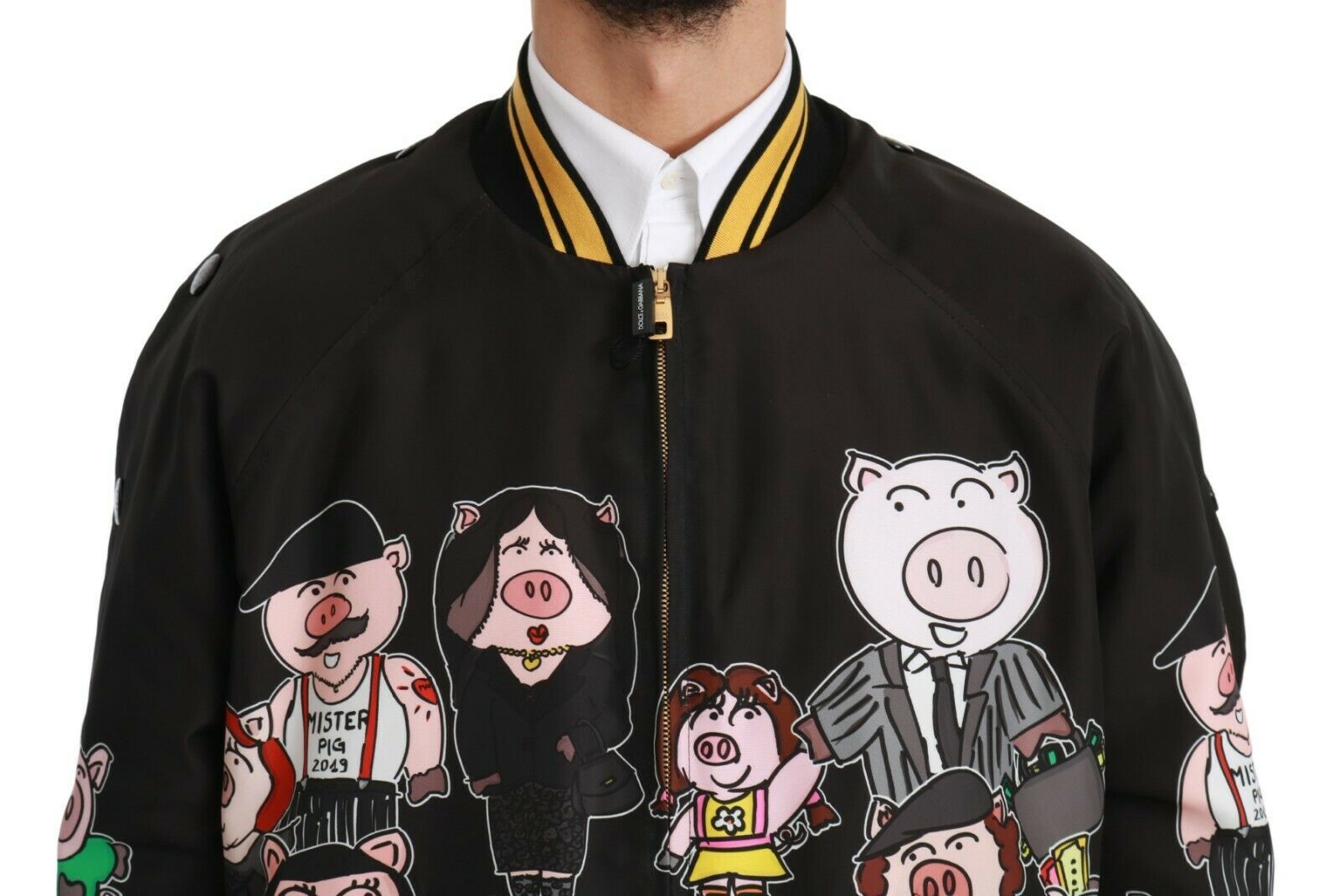 Dolce & Gabbana Svart GRISENS ÅR Bomberjacka