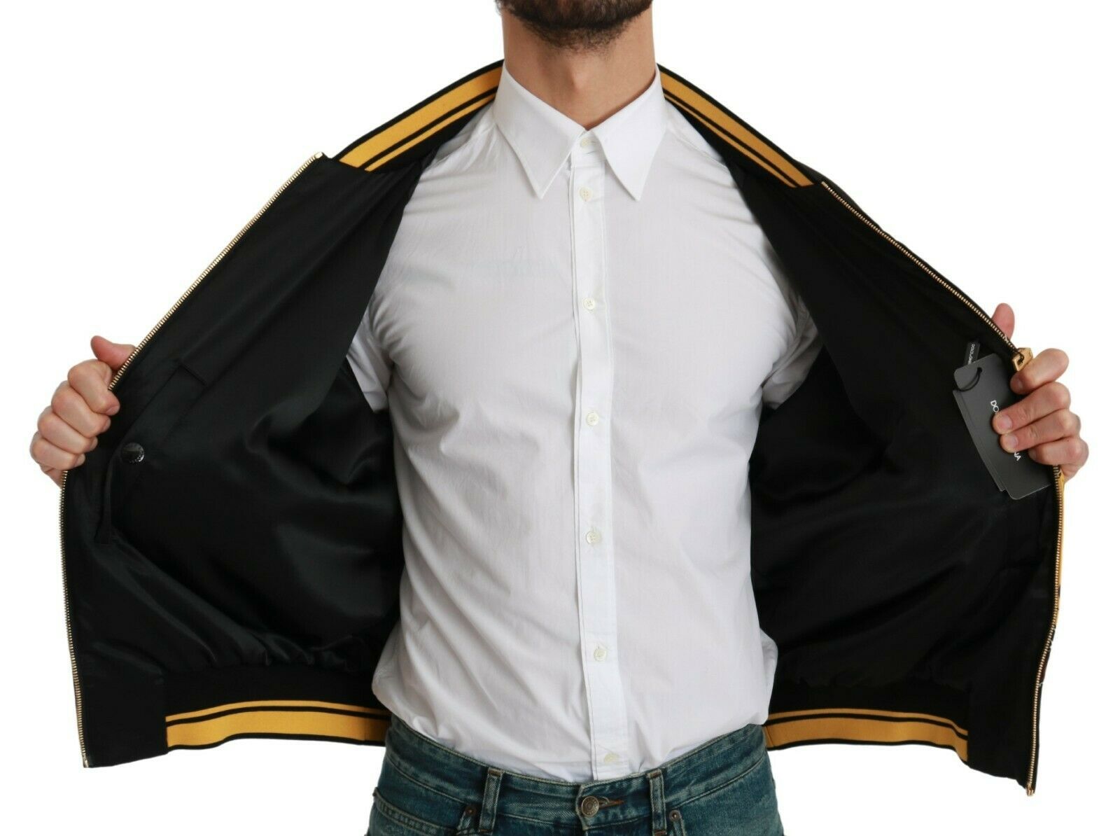 Dolce & Gabbana Svart GRISENS ÅR Bomberjacka
