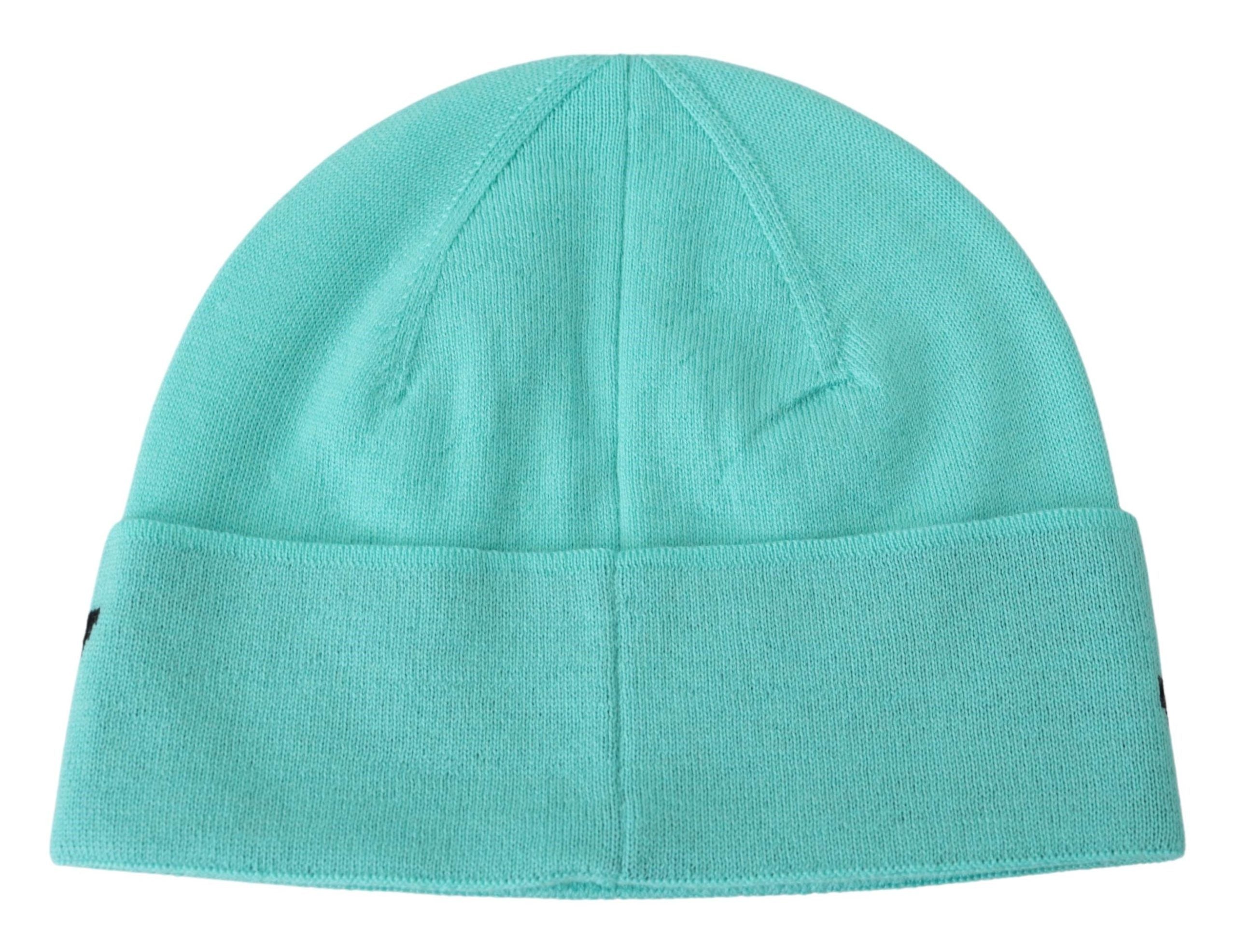 Givenchy Grön Ullmössa Unisex Logo Hatt