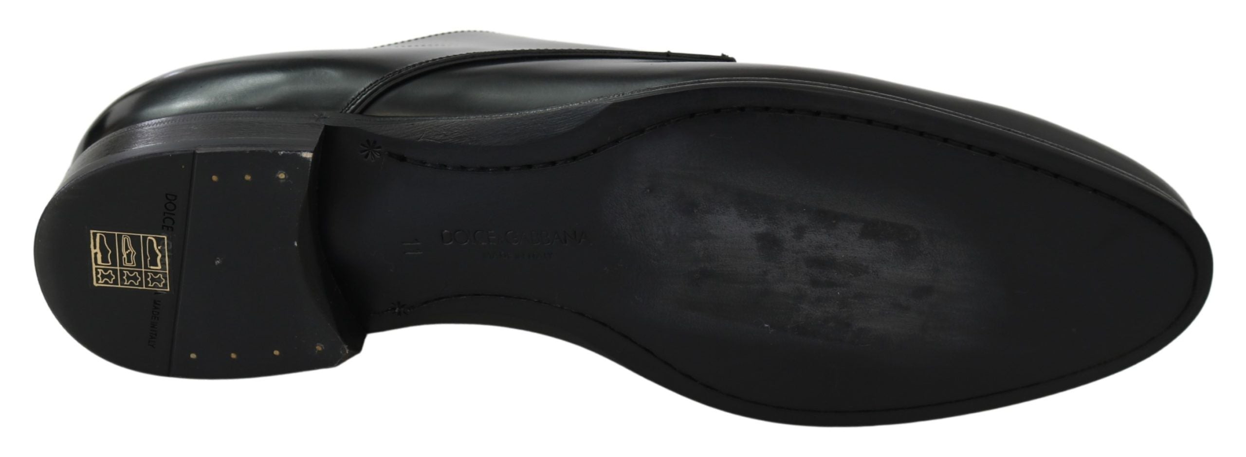 Dolce & Gabbana Derby Napoli svarta läderskor