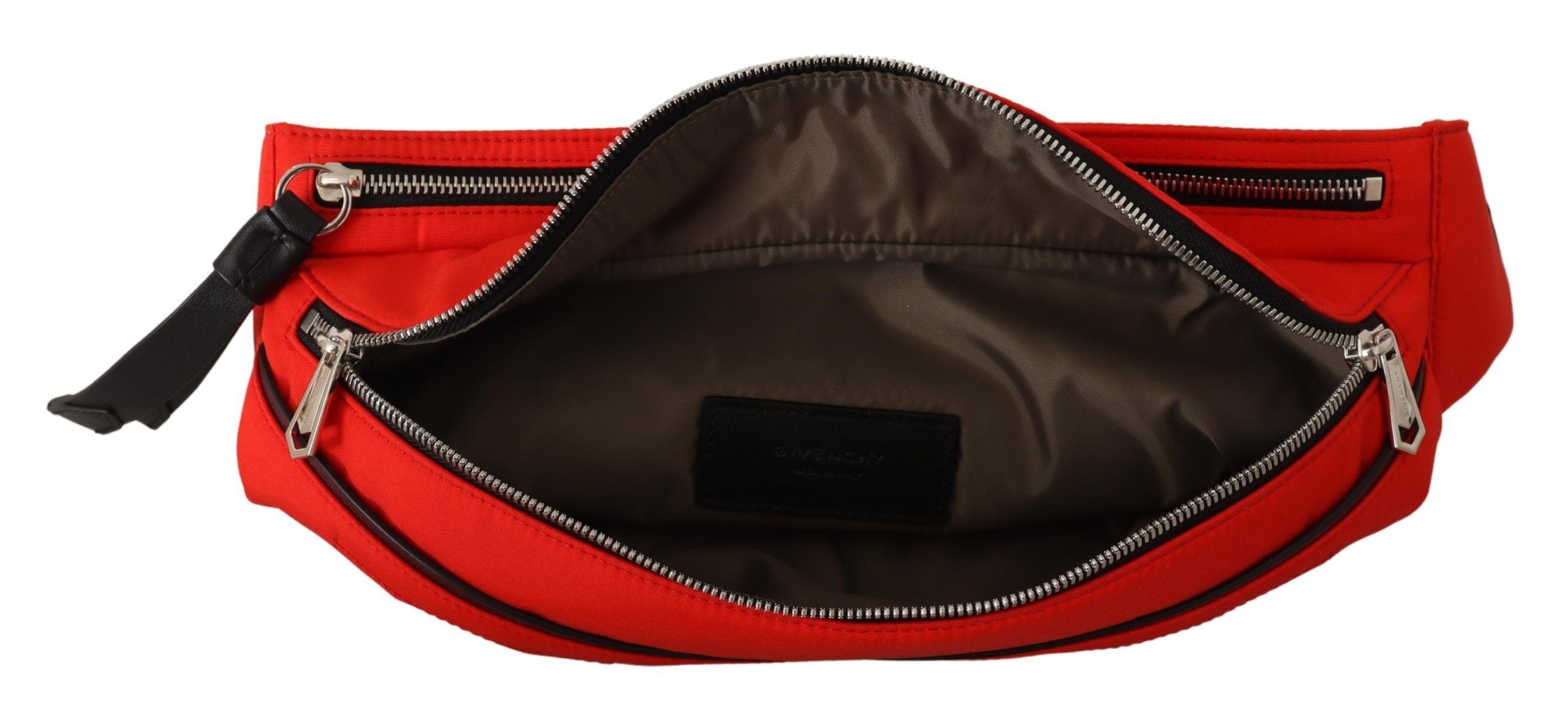 Givenchy elegant stor magväska i rött och svart