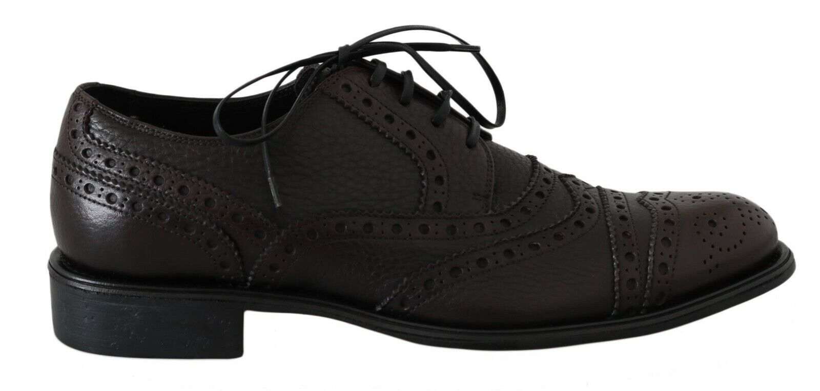 Dolce & Gabbana Bruna Läder Wingtip Derby Formella Skor