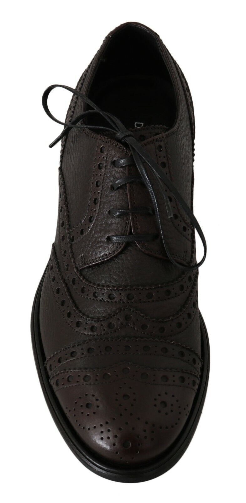 Dolce & Gabbana Bruna Läder Wingtip Derby Formella Skor