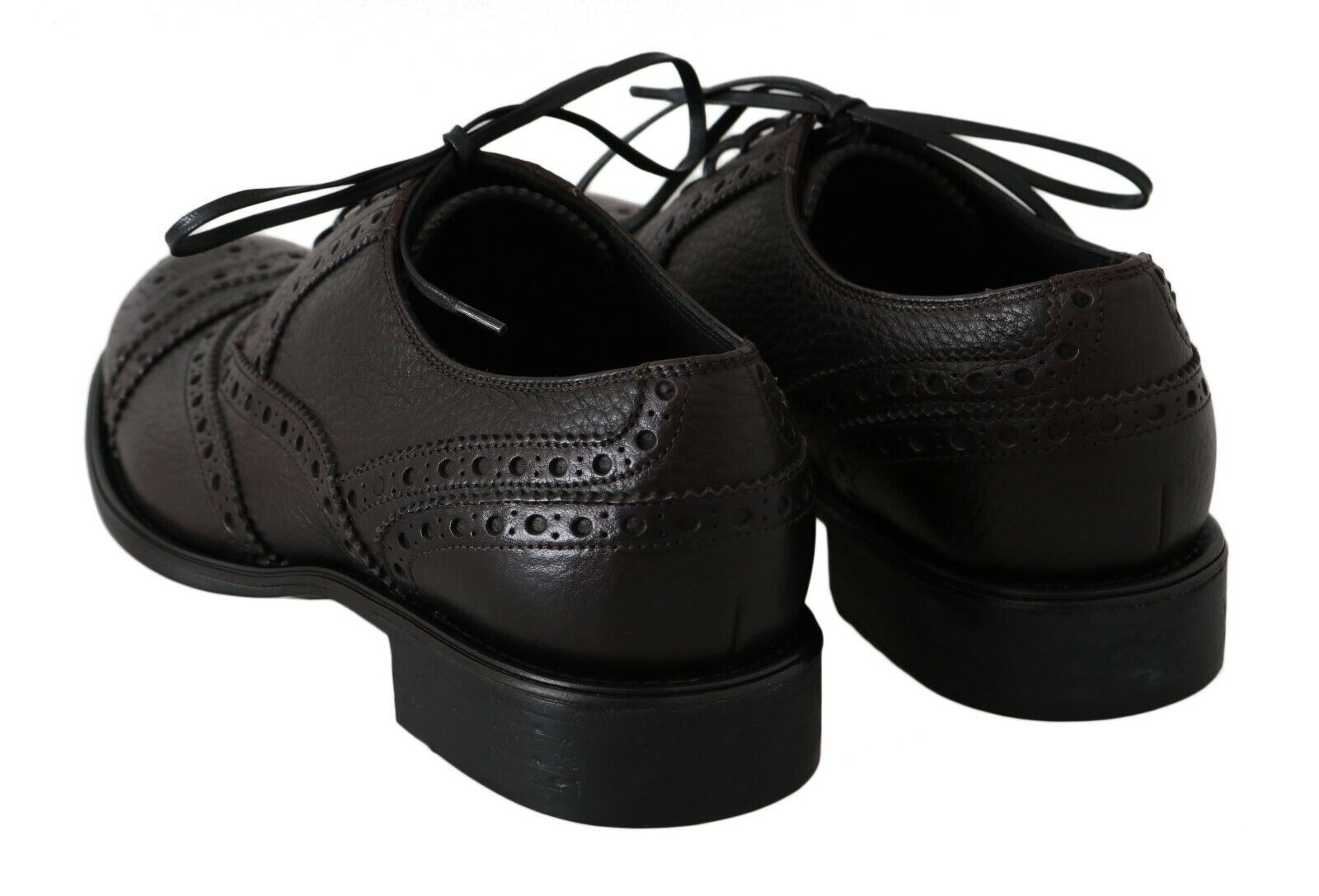 Dolce & Gabbana Bruna Läder Wingtip Derby Formella Skor