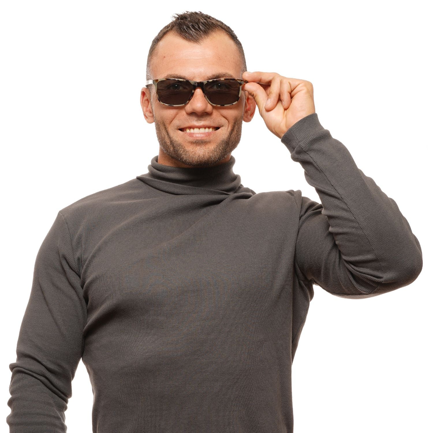 Gant bruna unisex solglasögon
