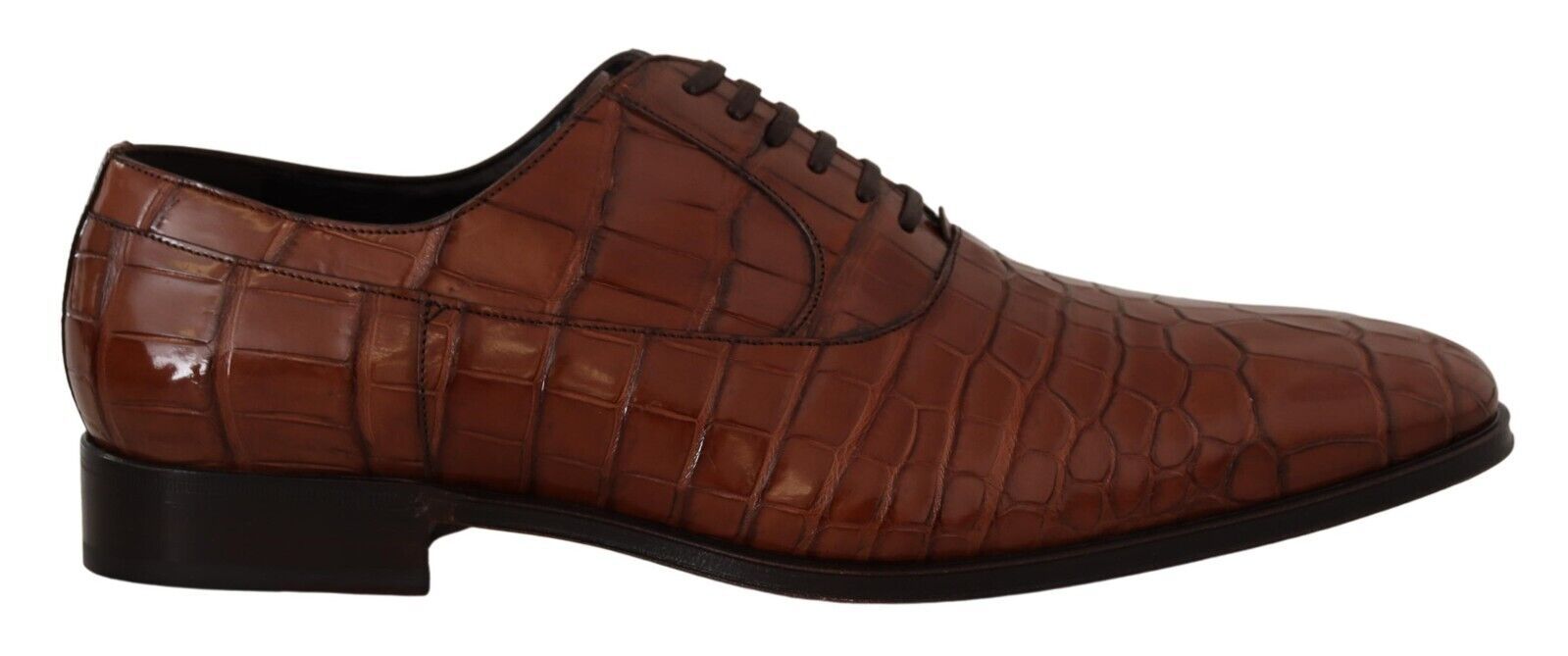 Dolce & Gabbana Bruna Krokodilskinnsskor Herr Formella Derbyskor