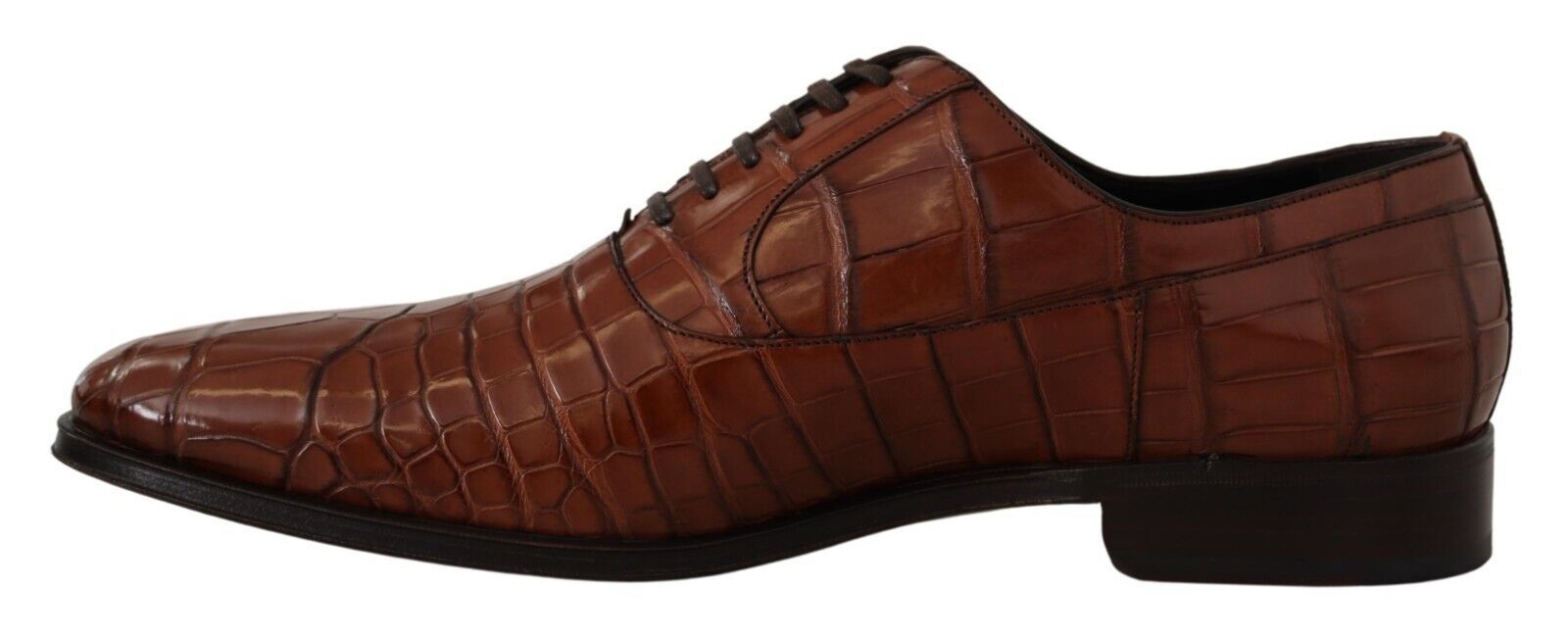 Dolce & Gabbana Bruna Krokodilskinnsskor Herr Formella Derbyskor