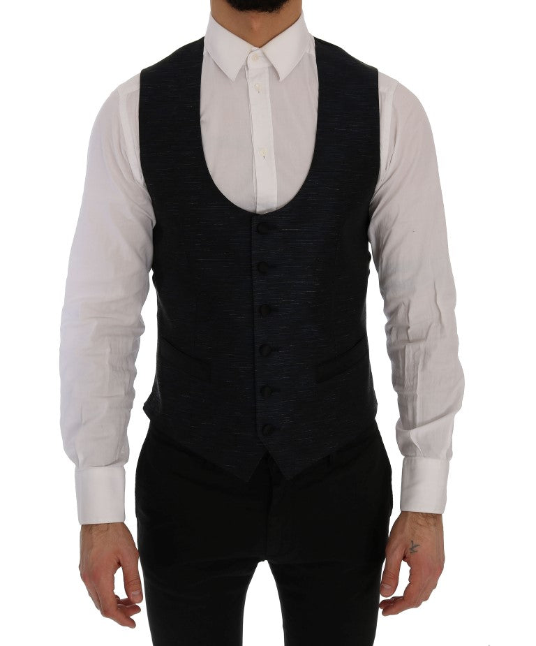 Dolce & Gabbana Blå MARTINI Slim 2-delad Kavaj
