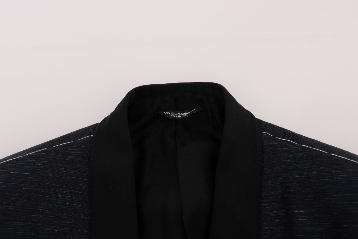 Dolce & Gabbana Blå MARTINI Slim 2-delad Kavaj