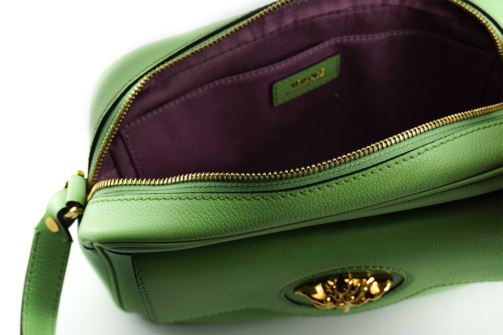 Versace Elegant Mintgrön Läderkameraväska
