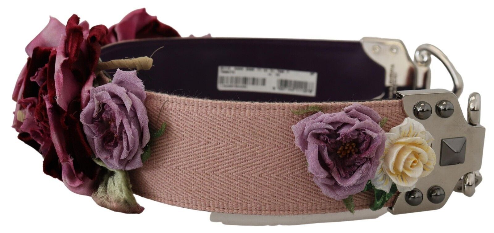 Dolce & Gabbana Flerfärgad Blommig Applikation Metall Axelrem