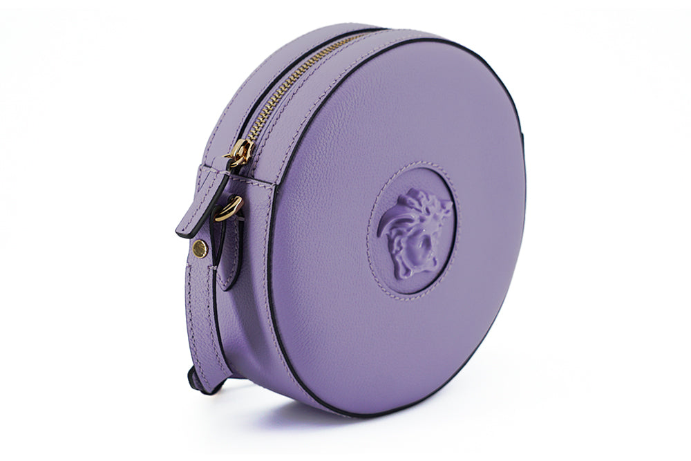 Versace Elegant Lila Rund Axelväska