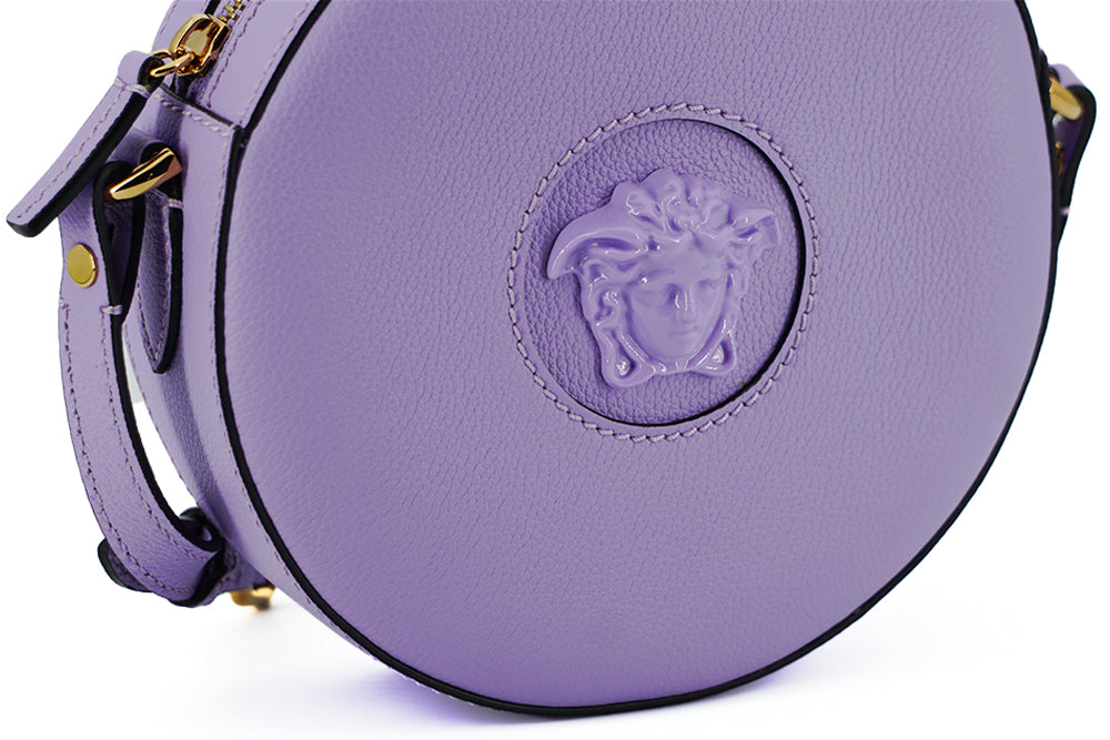 Versace Elegant Lila Rund Axelväska