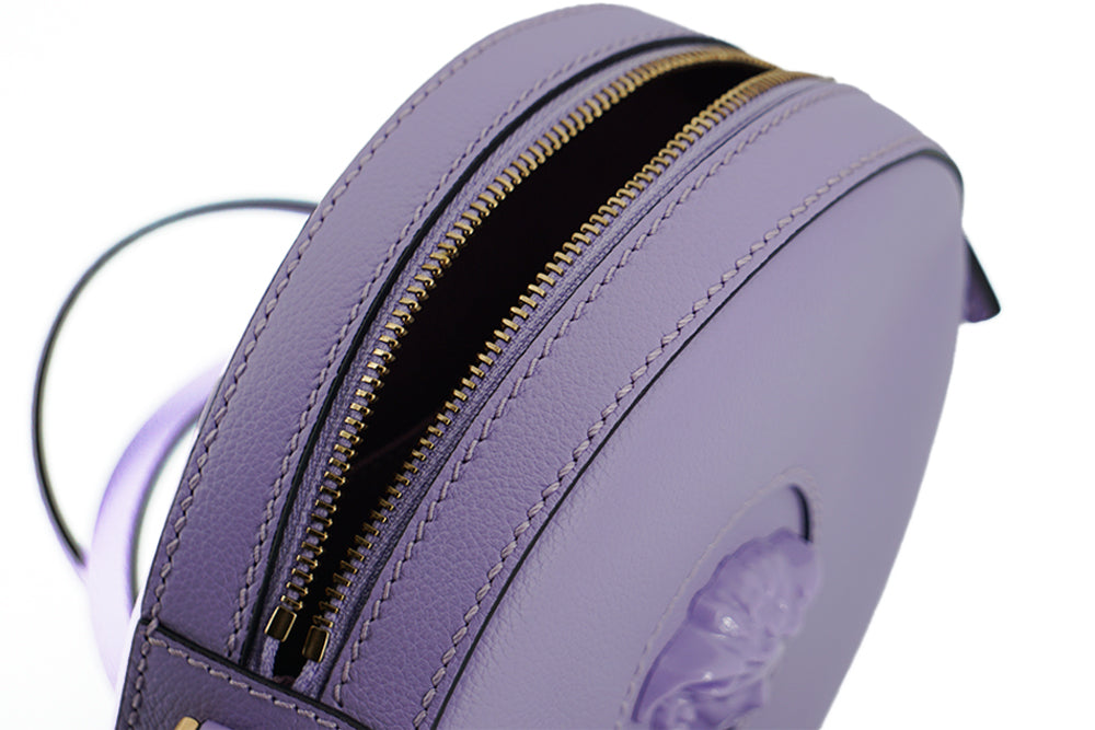 Versace Elegant Lila Rund Axelväska