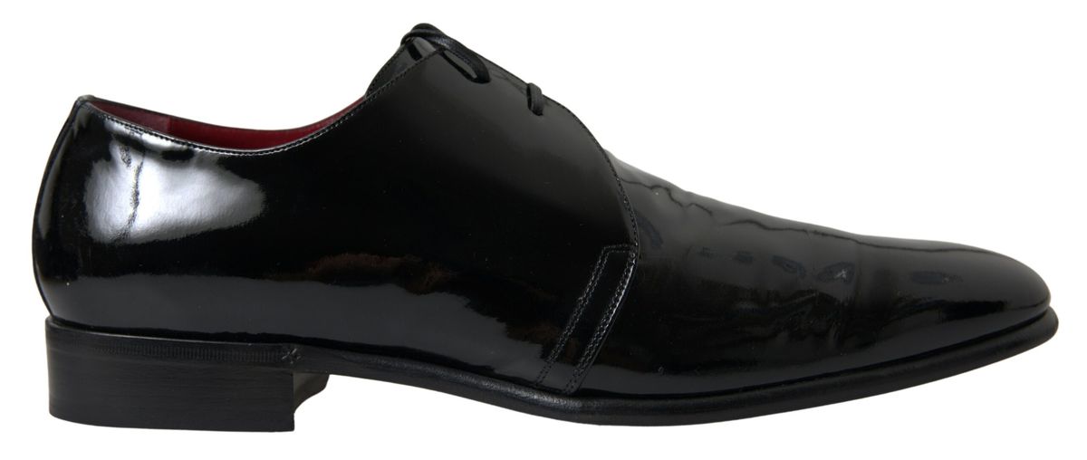 Dolce & Gabbana svarta formella skor i lackskinn
