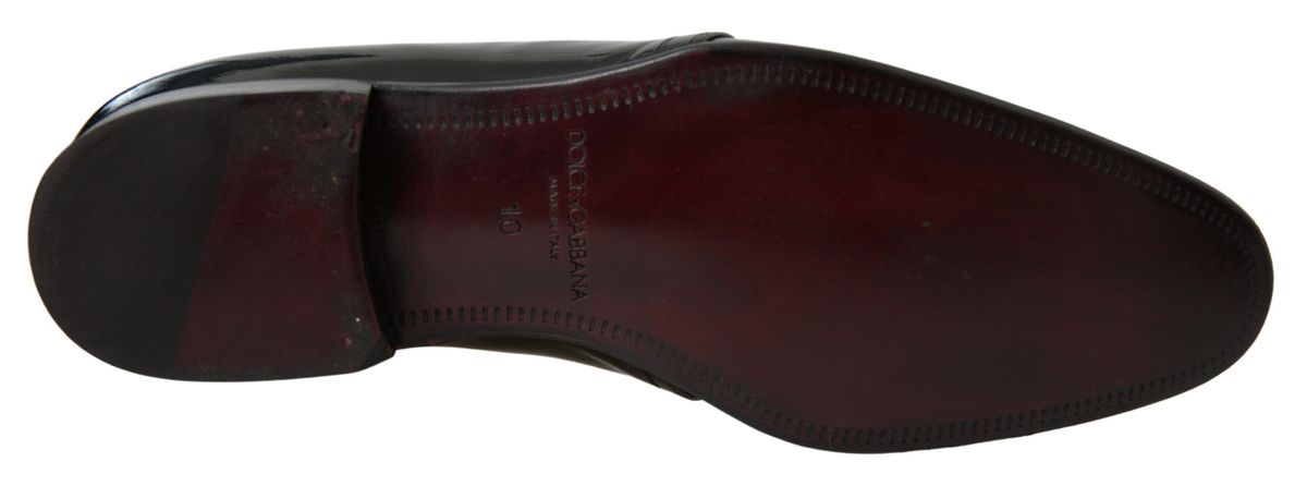 Dolce & Gabbana svarta formella skor i lackskinn
