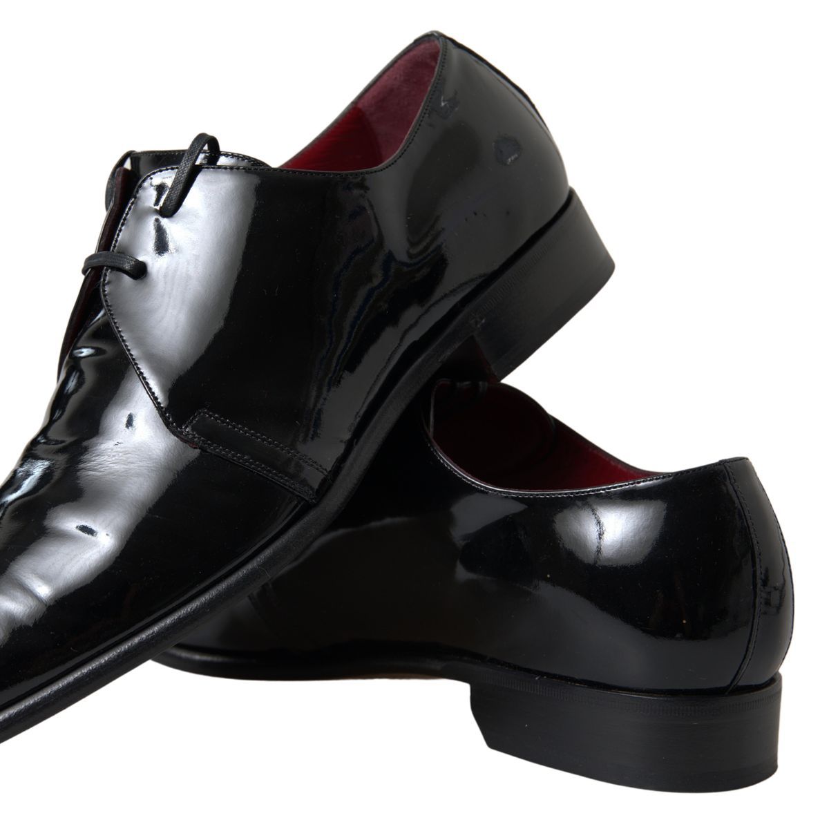 Dolce & Gabbana svarta formella skor i lackskinn