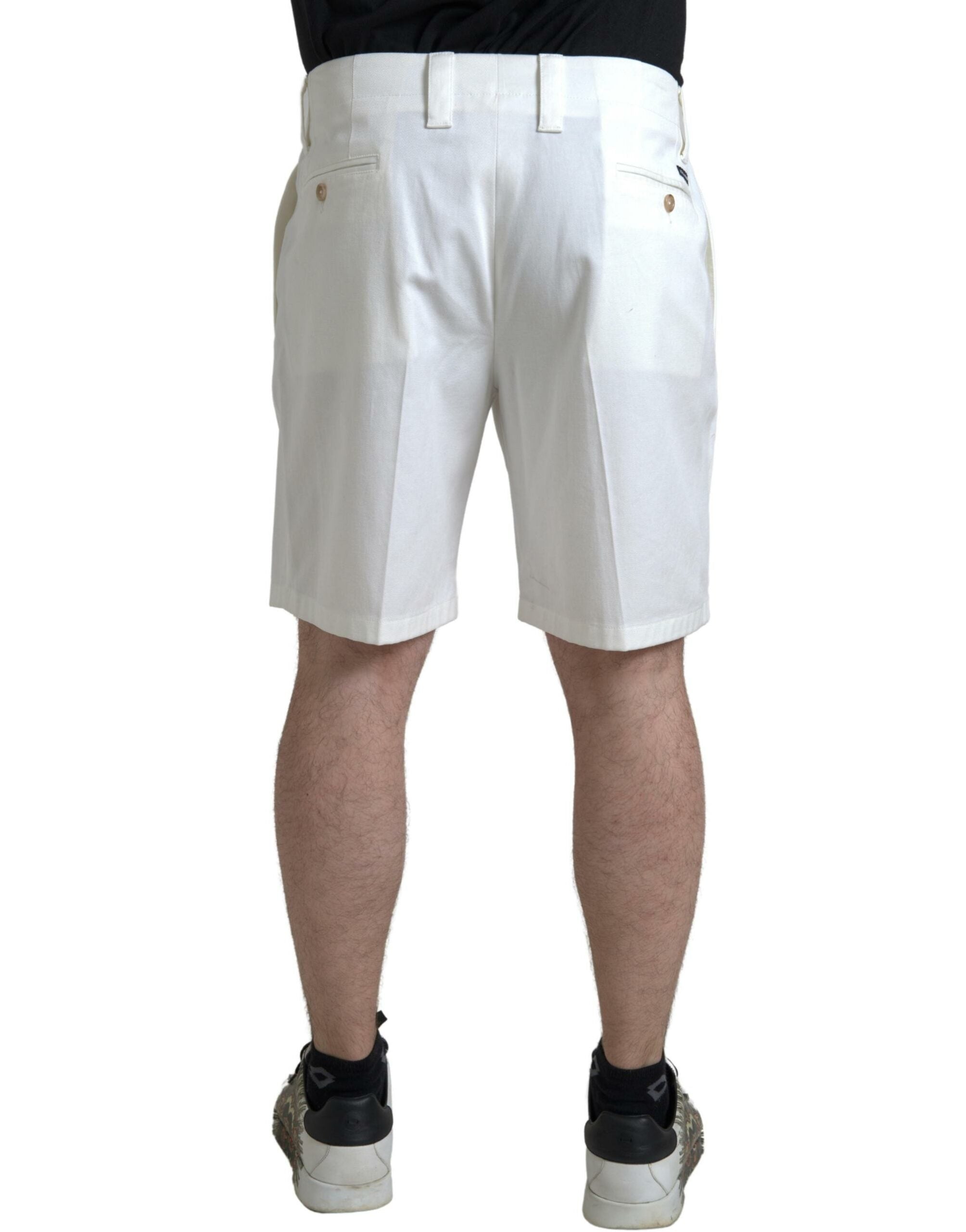 Dolce & Gabbana Vita Bomullsstretch Bermudashorts För Herrar