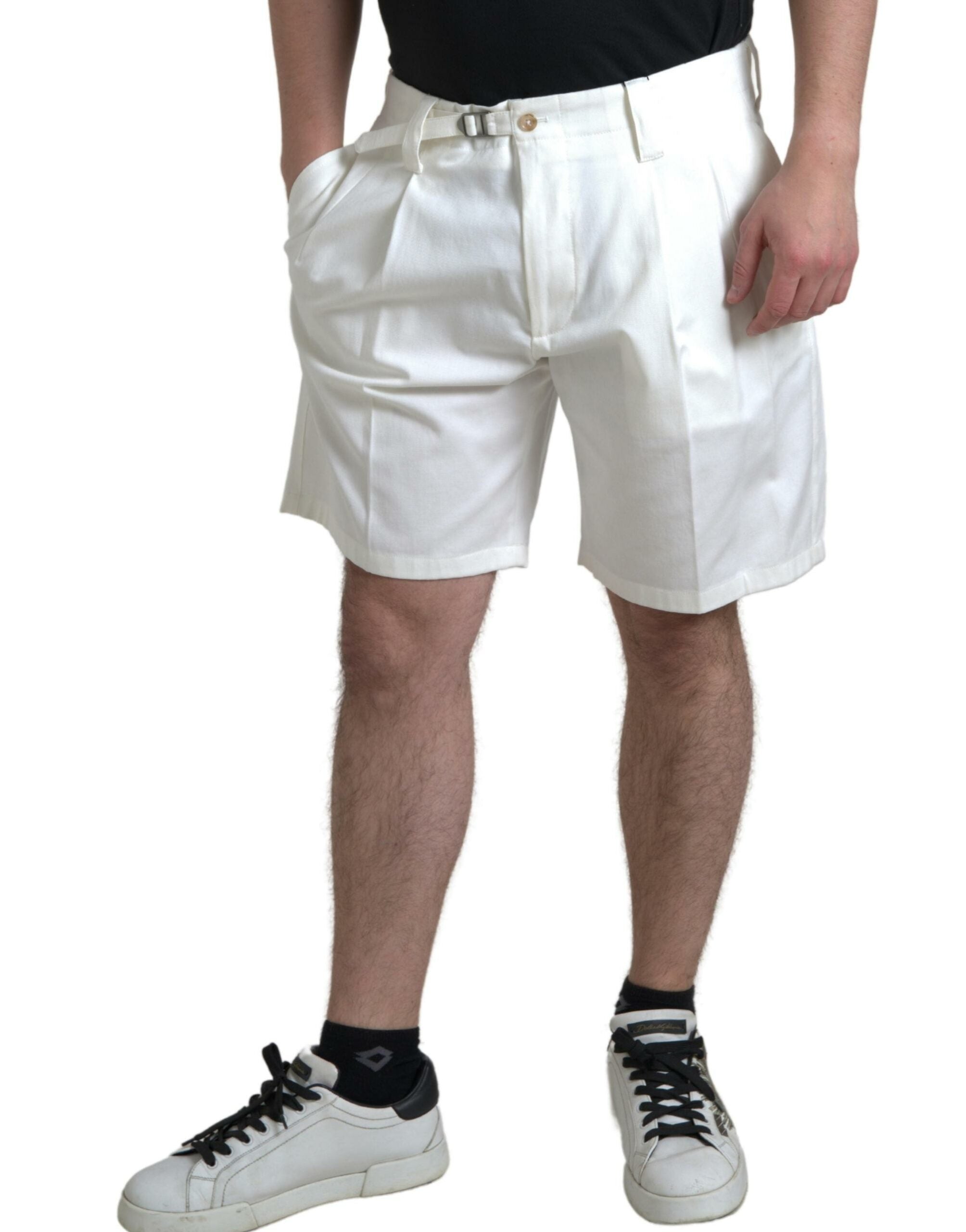 Dolce & Gabbana Vita Bomullsstretch Bermudashorts För Herrar