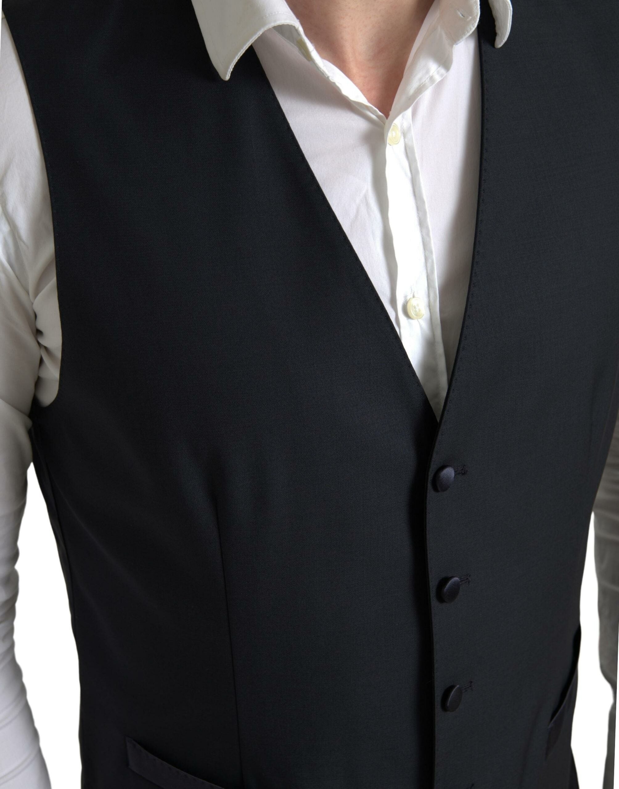 Dolce & Gabbana Blå 2-delad enkelknäppt MARTINI-kostym