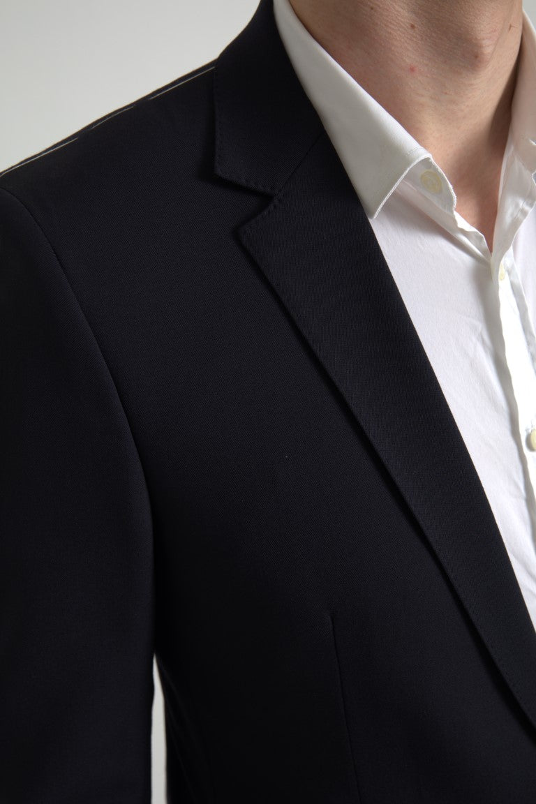 Dolce & Gabbana Blå 2-delad enkelknäppt MARTINI-kostym