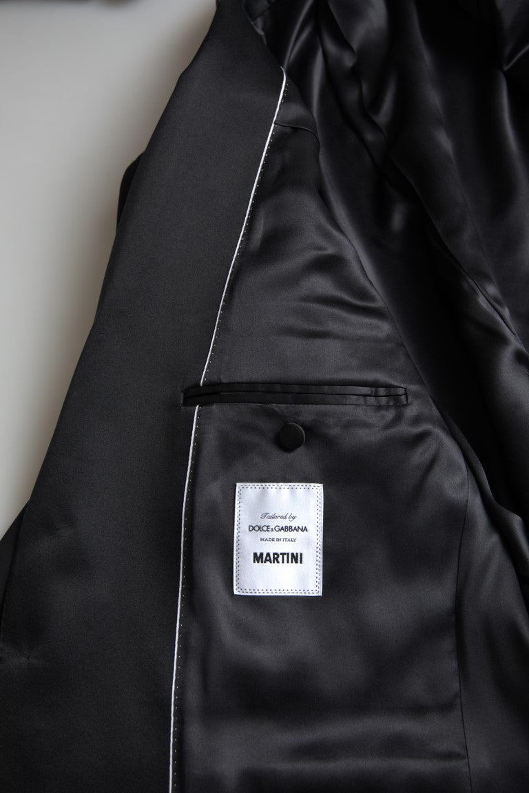Dolce & Gabbana Svart 2-delad enkelknäppt MARTINI-kostym