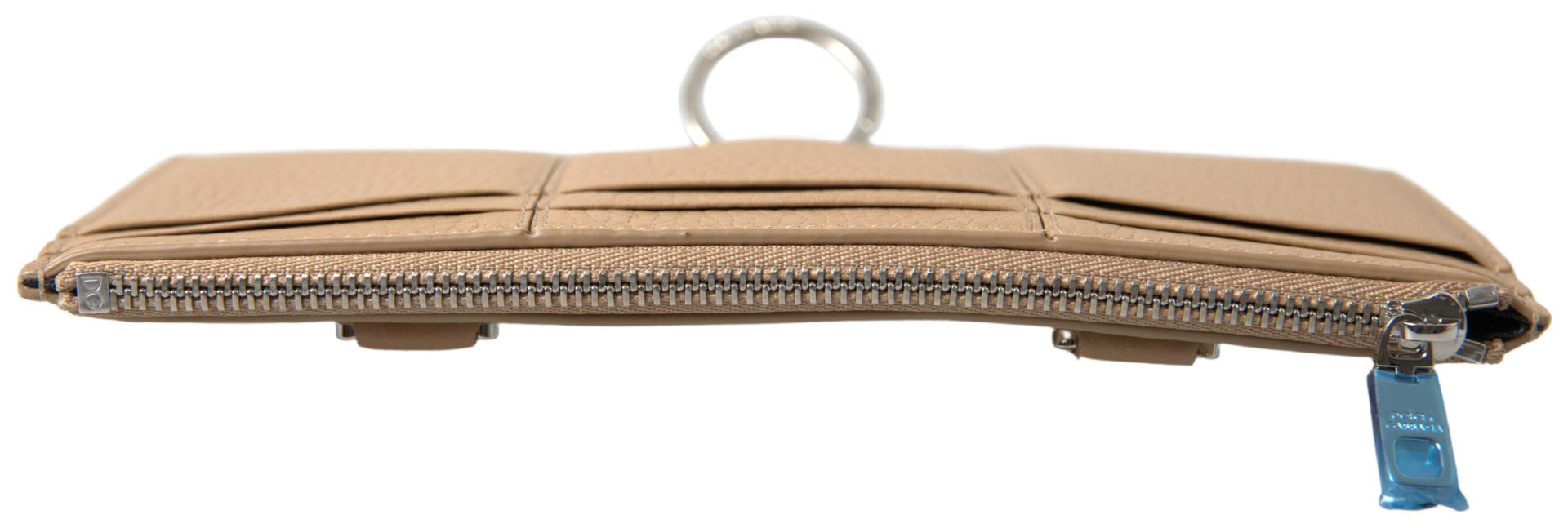 Dolce & Gabbana Beige Läder Axelremsplånbok med Korthållare