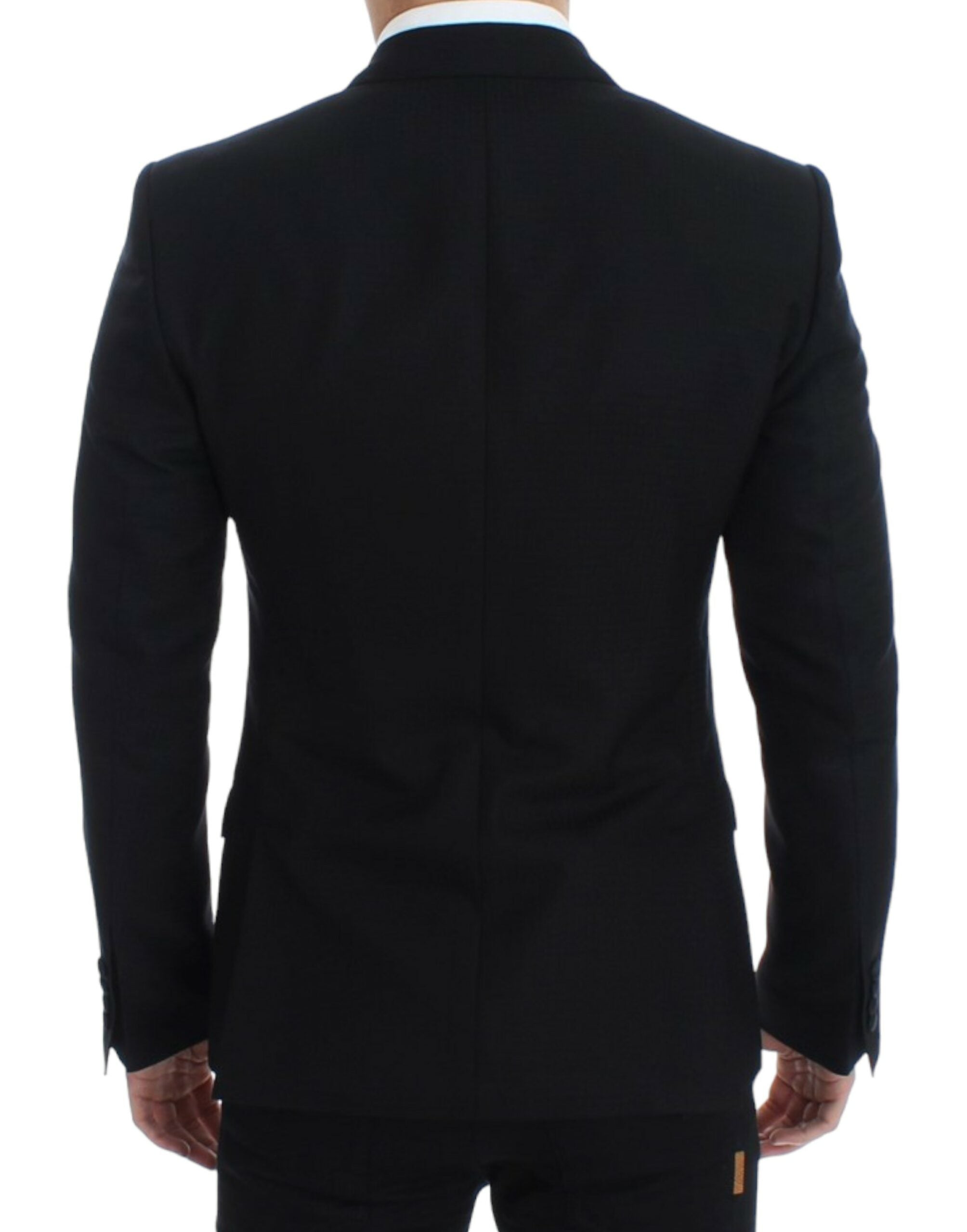 Dolce & Gabbana Svart ull-siden SICILIA kavaj