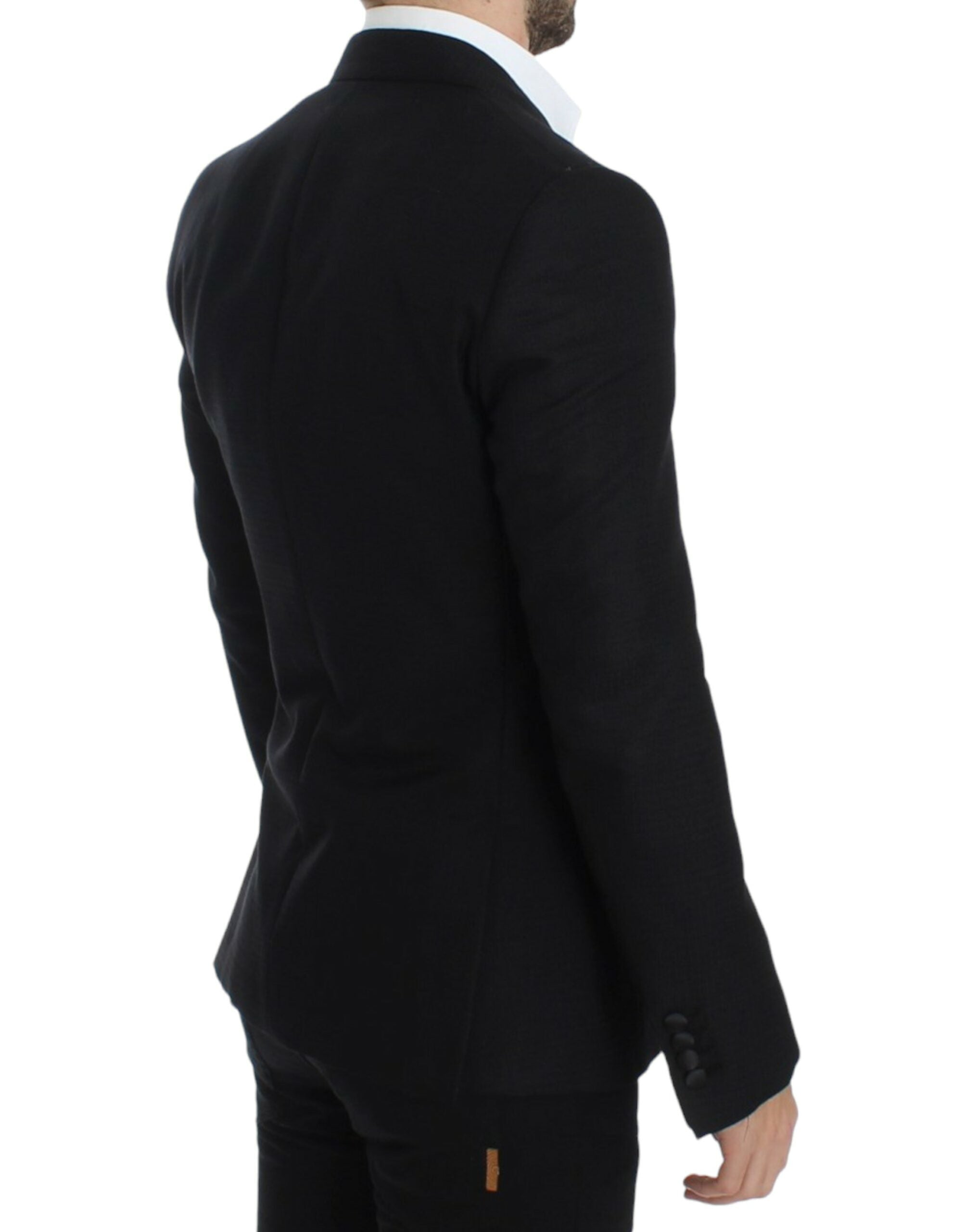 Dolce & Gabbana Svart ull-siden SICILIA kavaj