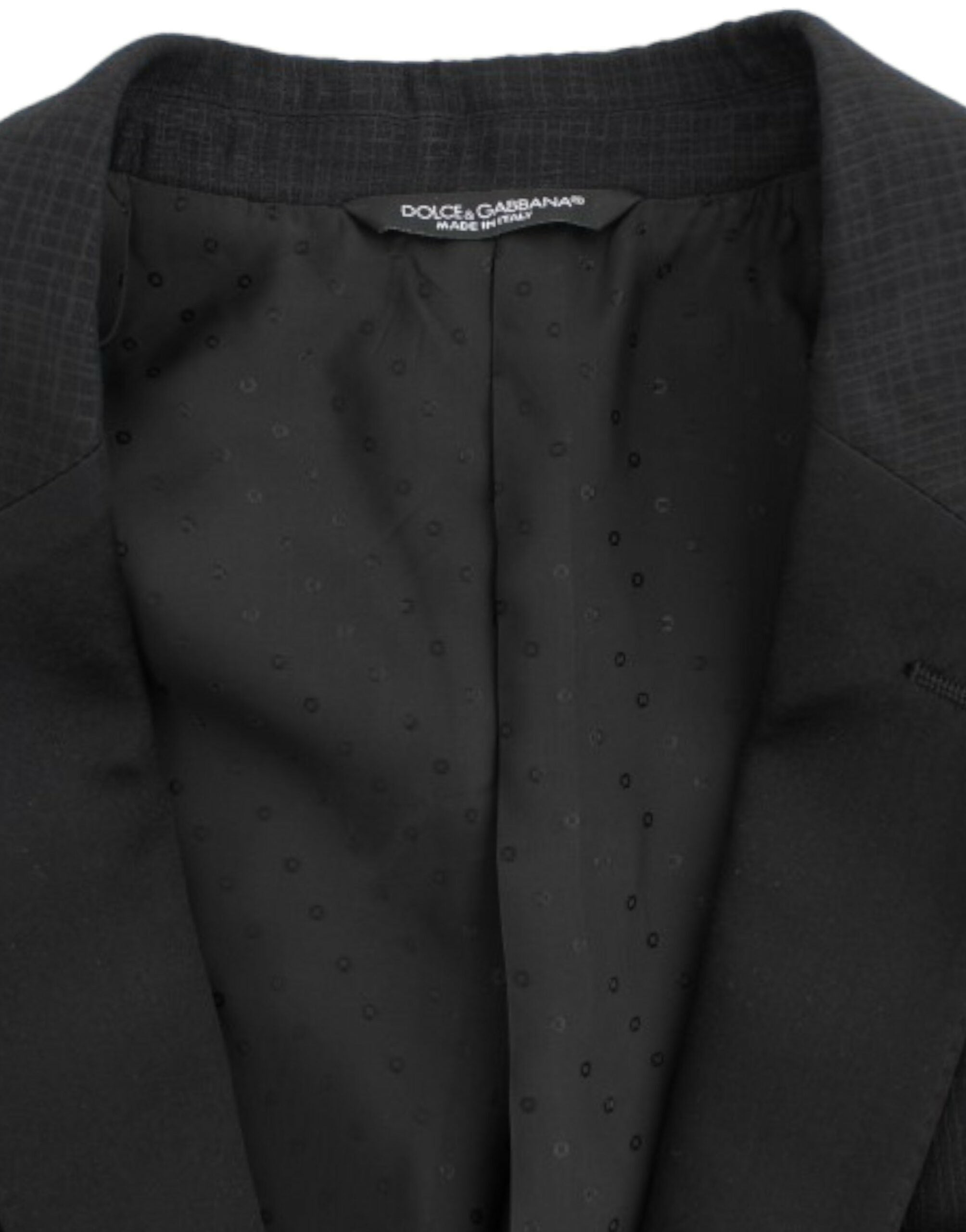 Dolce & Gabbana Svart ull MARTINI smal kavaj