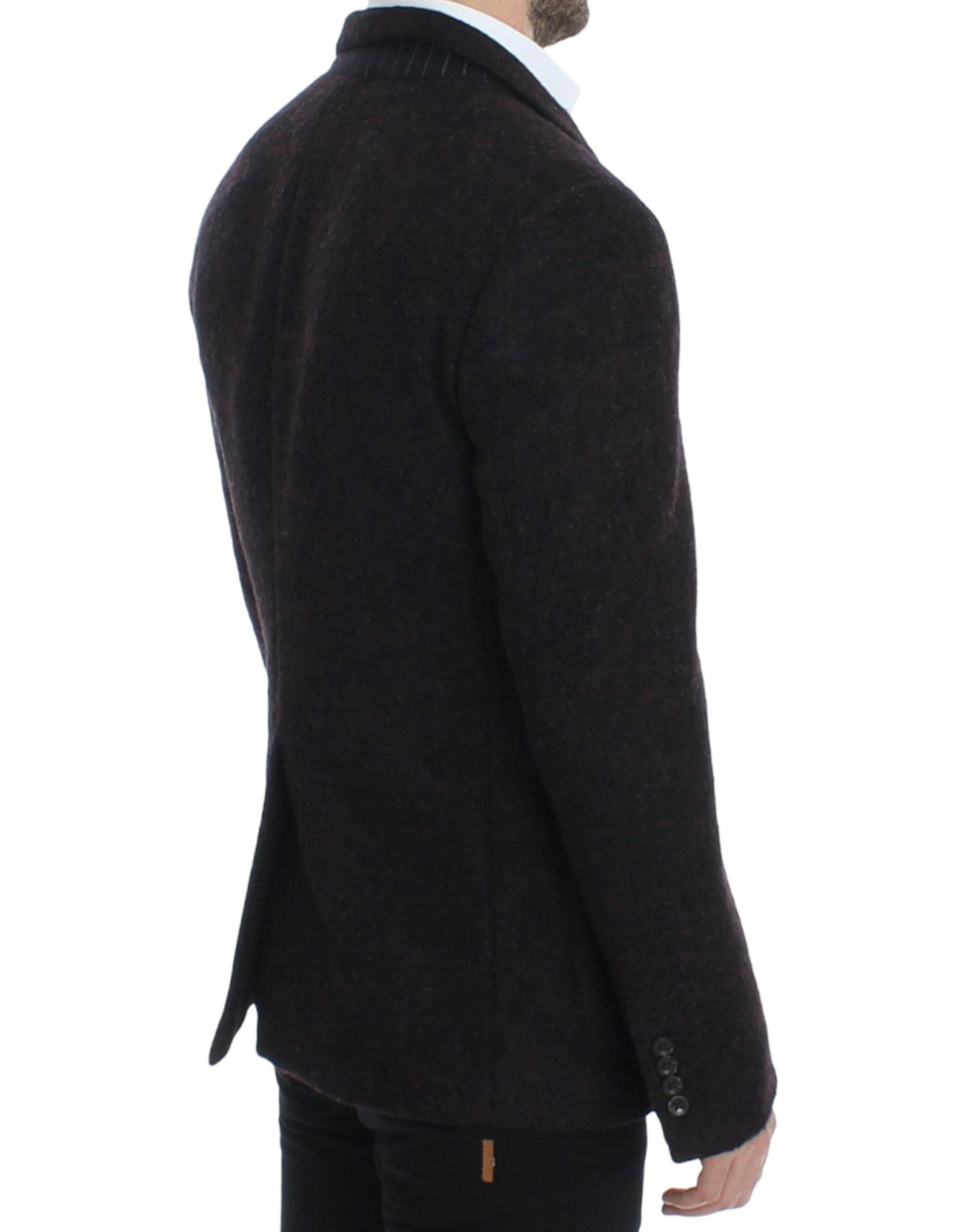 Dolce & Gabbana Bordeaux alpaga blazer med två knappar