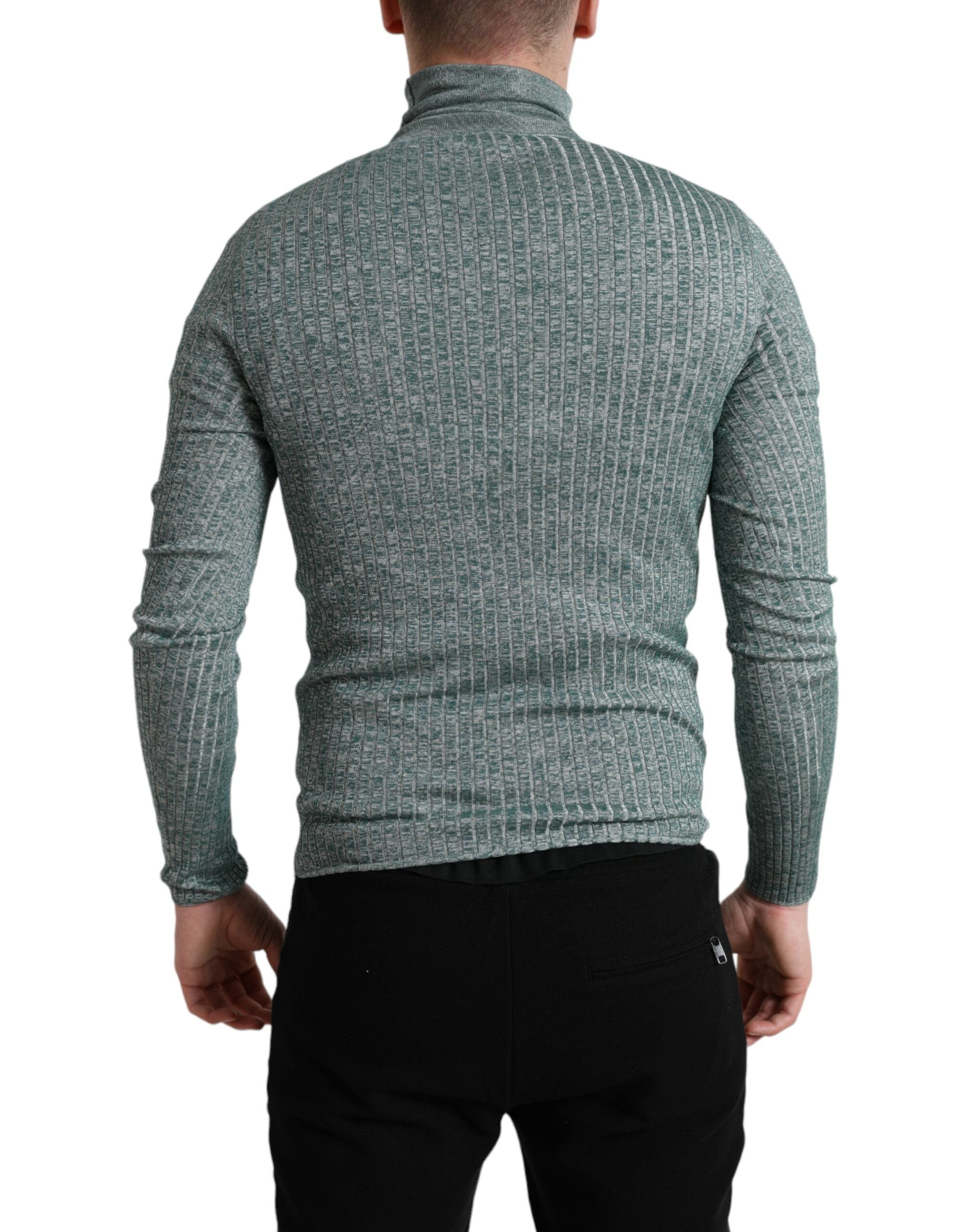 Dolce & Gabbana Grön Polyester Polotröja
