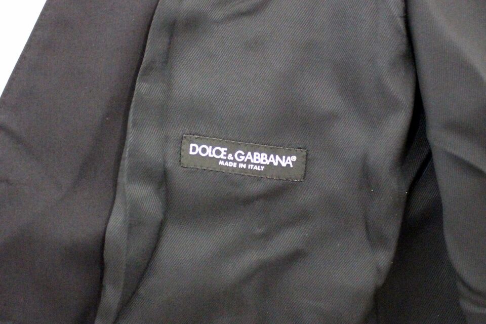 Dolce & Gabbana Blå Bomullsstretchig Klänning Västkavaj