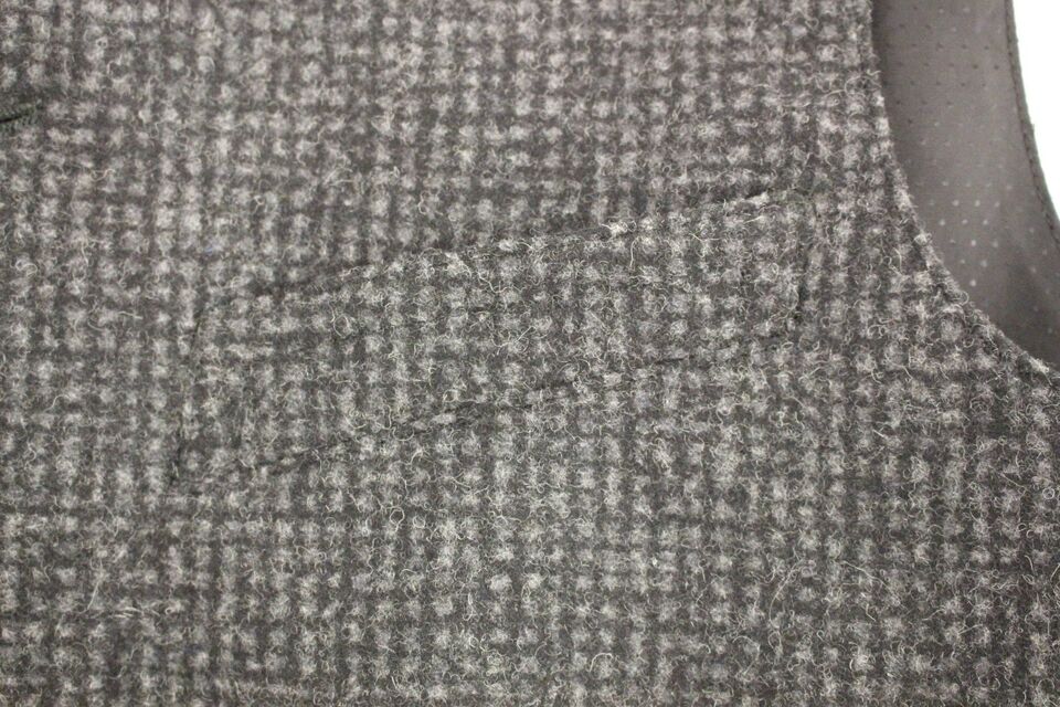 Dolce & Gabbana Grå Wool Blend Väst Gilet Weste