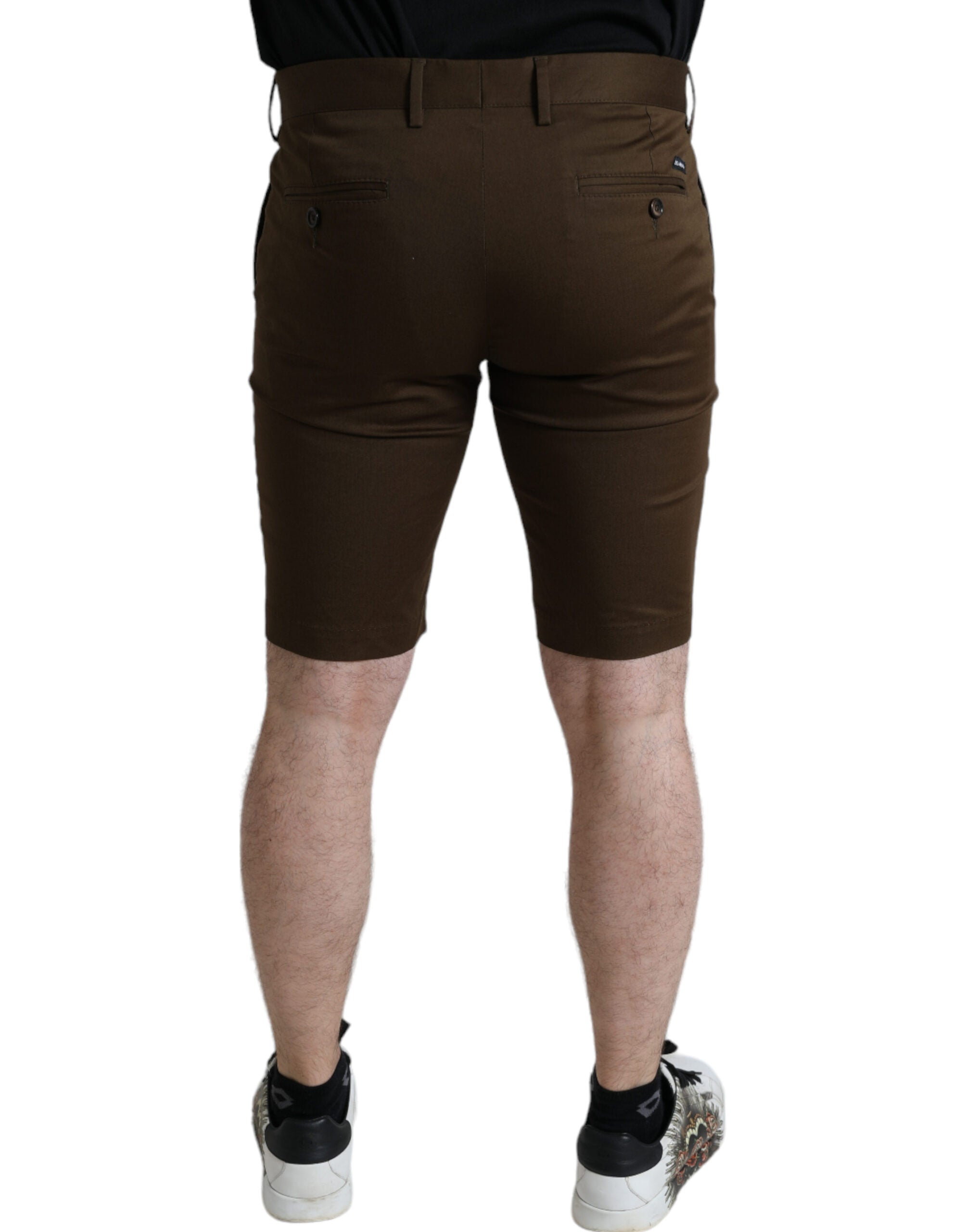 Dolce & Gabbana Bruna Bomullsstretch Bermudashorts Herr