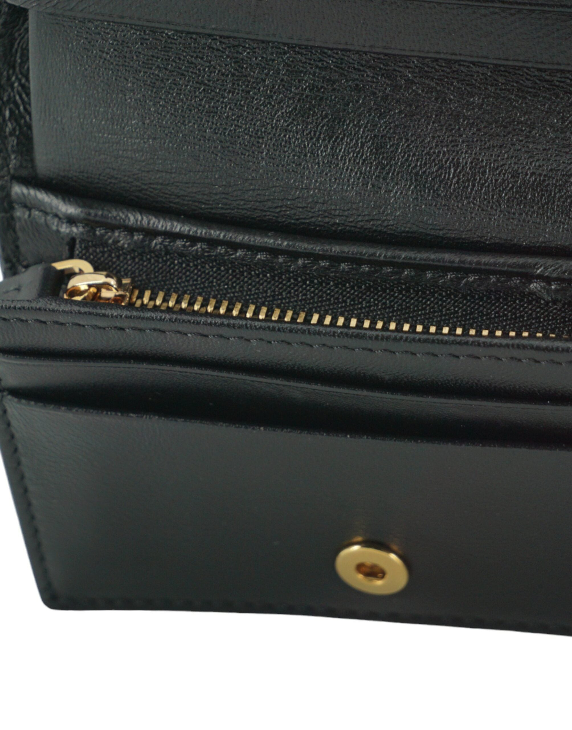 Versace Elegant Kompakt Läderplånbok i Brunt