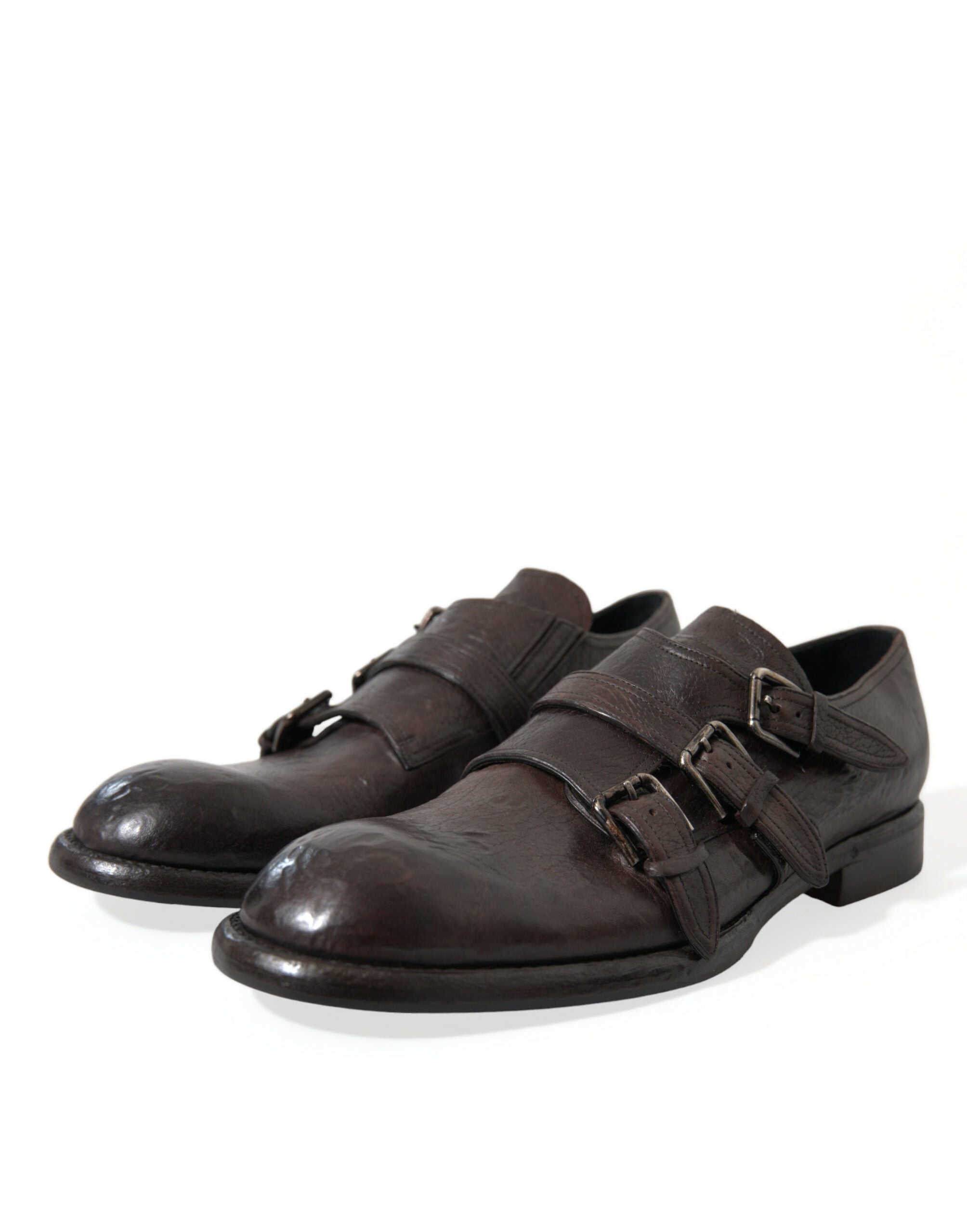 Dolce & Gabbana Bruna Läderremmar Formella Skor