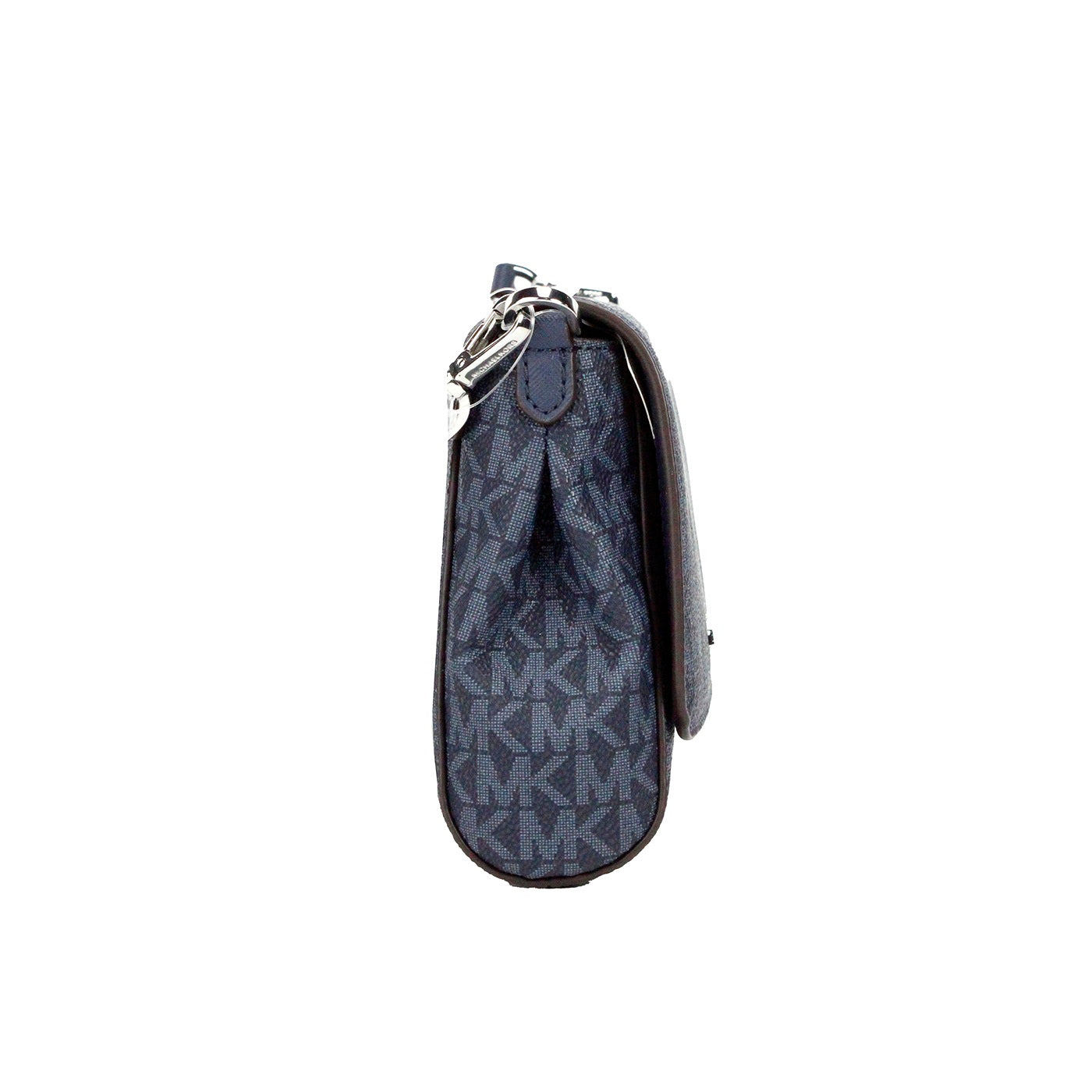 Michael Kors Jet Set Medium Marinblå PVC Konvertibel Pouchette Axelväska
