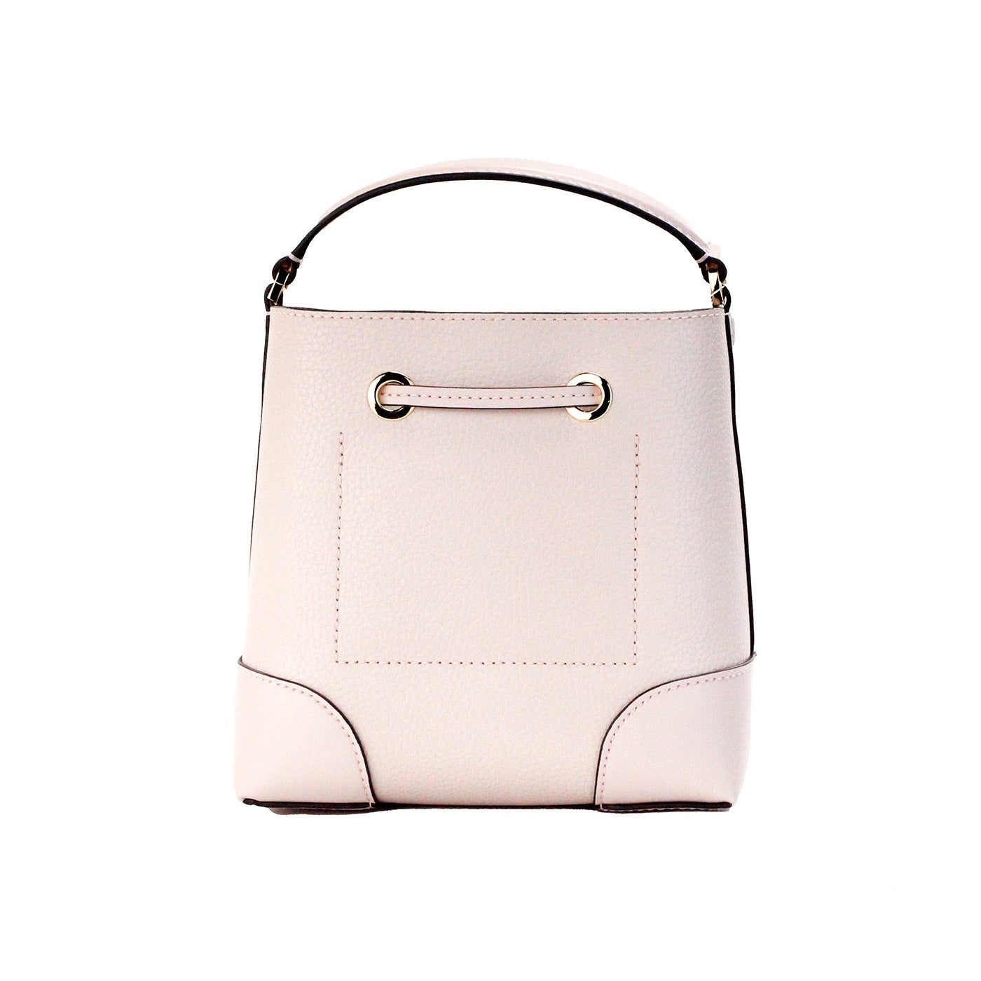 Michael Kors Mercer Liten Puderblush Pebble Läder Bucket Axelremsväska Handväska