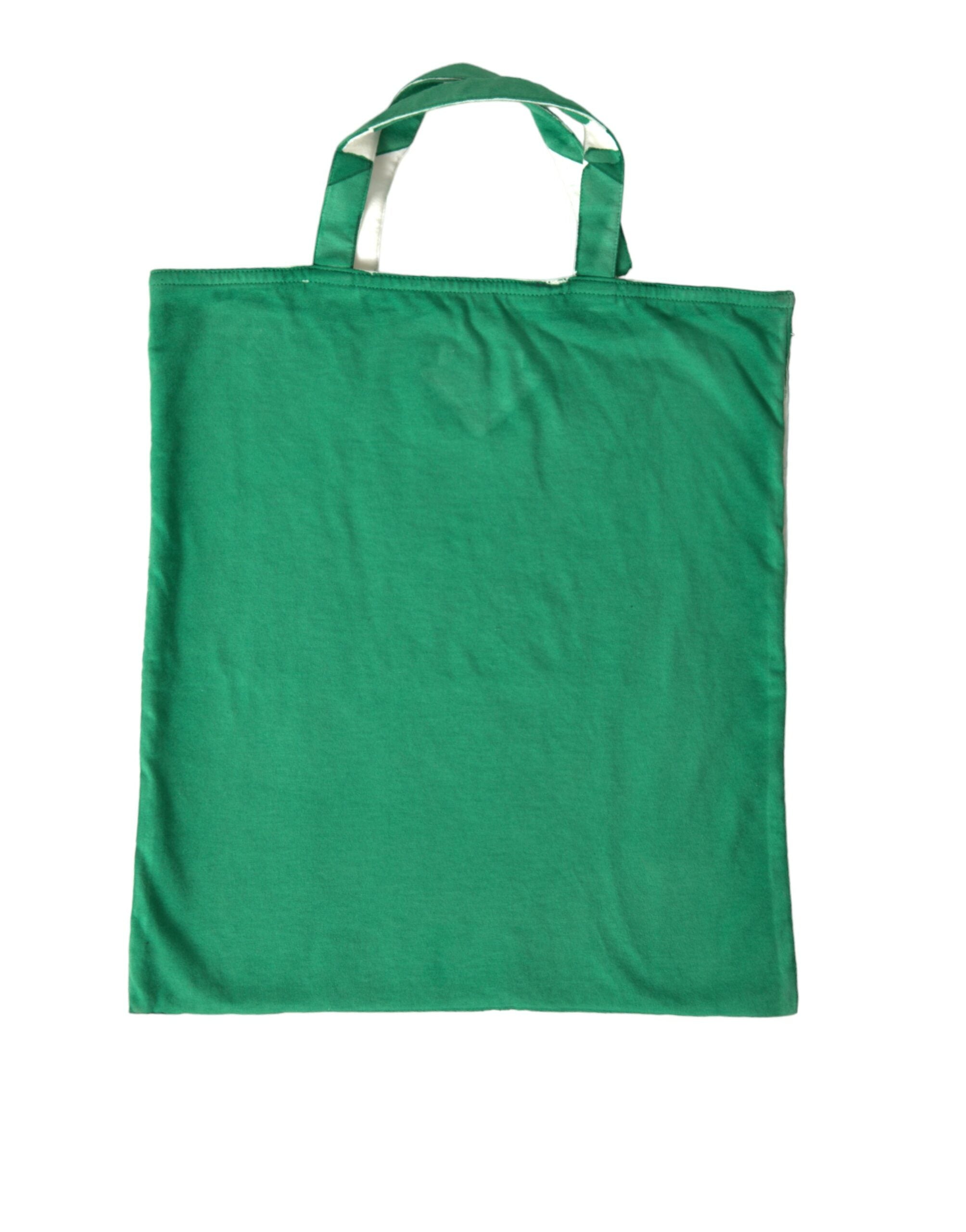 Prada grön jerseyväska med logotyp på axeln