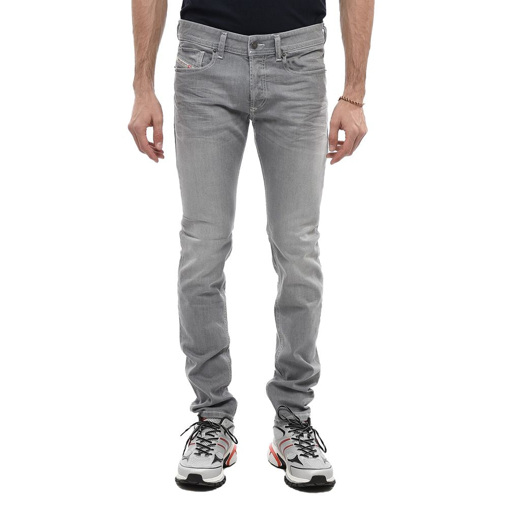 Diesel Grå Bomullsjeans & Byxor