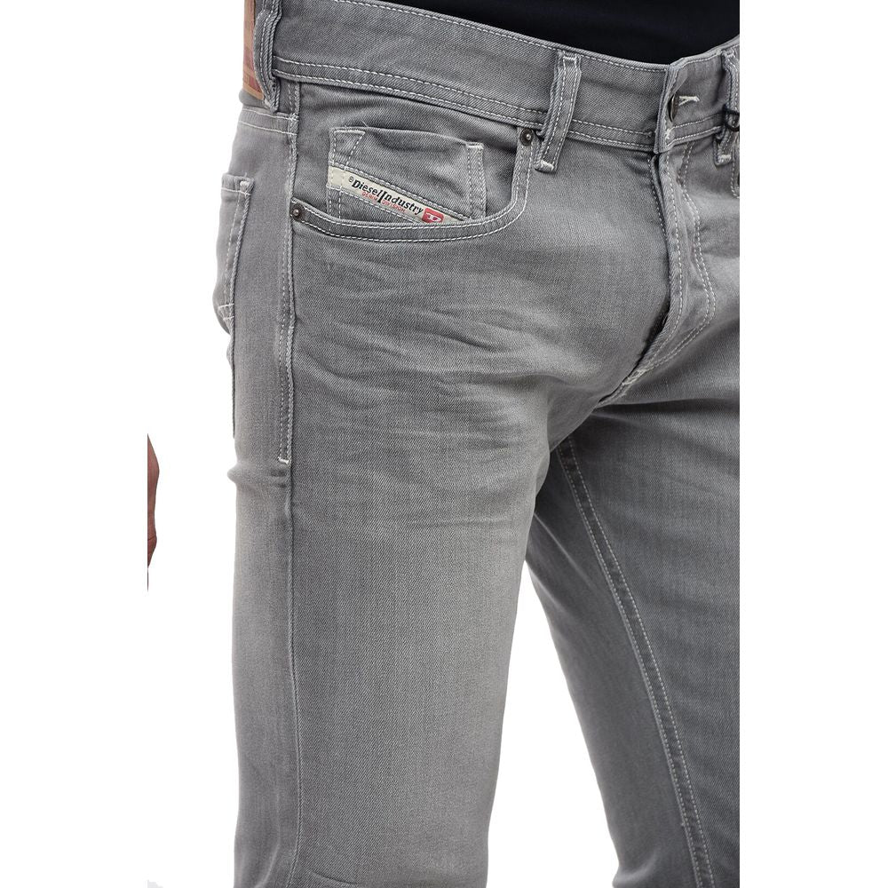 Diesel Grå Bomullsjeans & Byxor