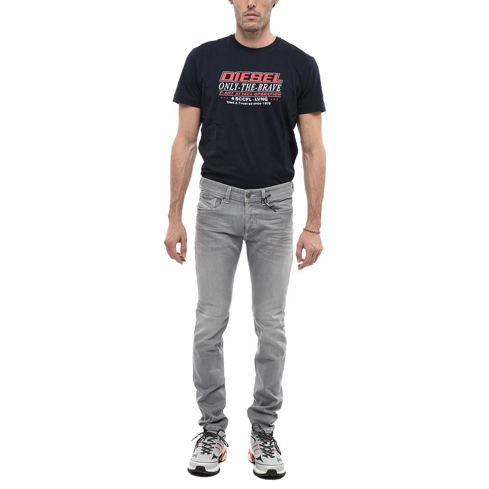 Diesel Grå Bomullsjeans & Byxor