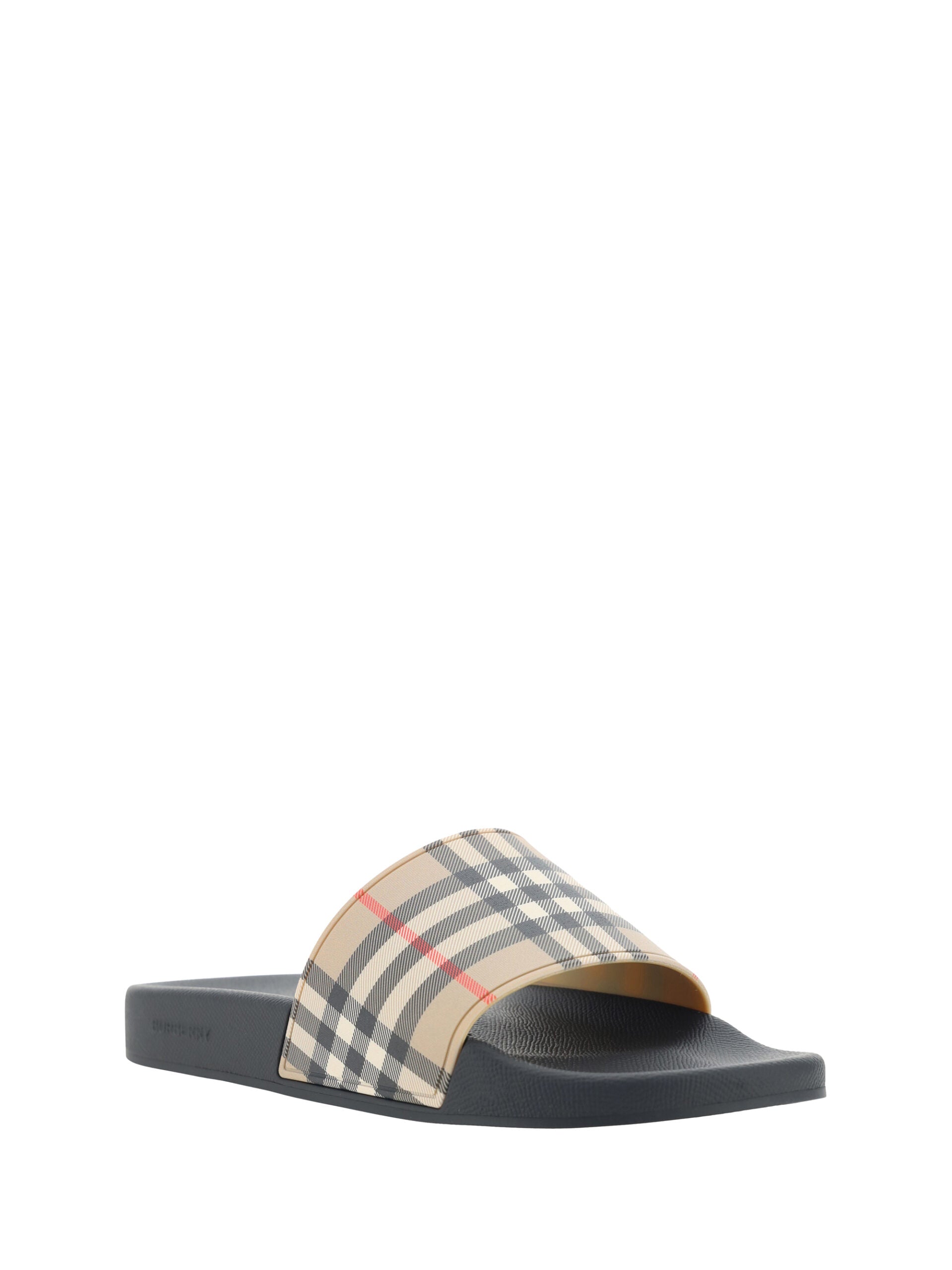 Burberry Bruna Gummi Slidesandaler