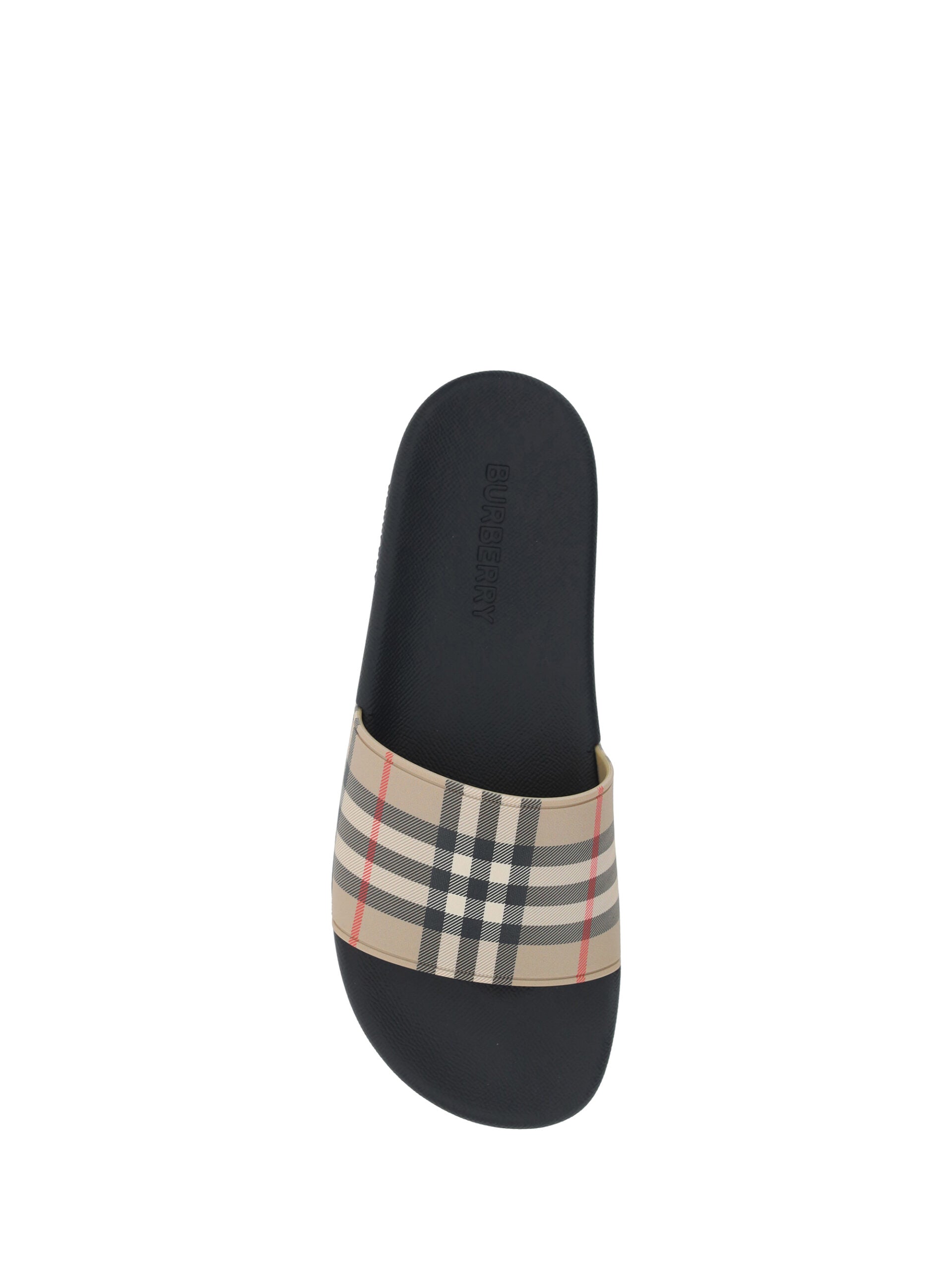 Burberry Bruna Gummi Slidesandaler