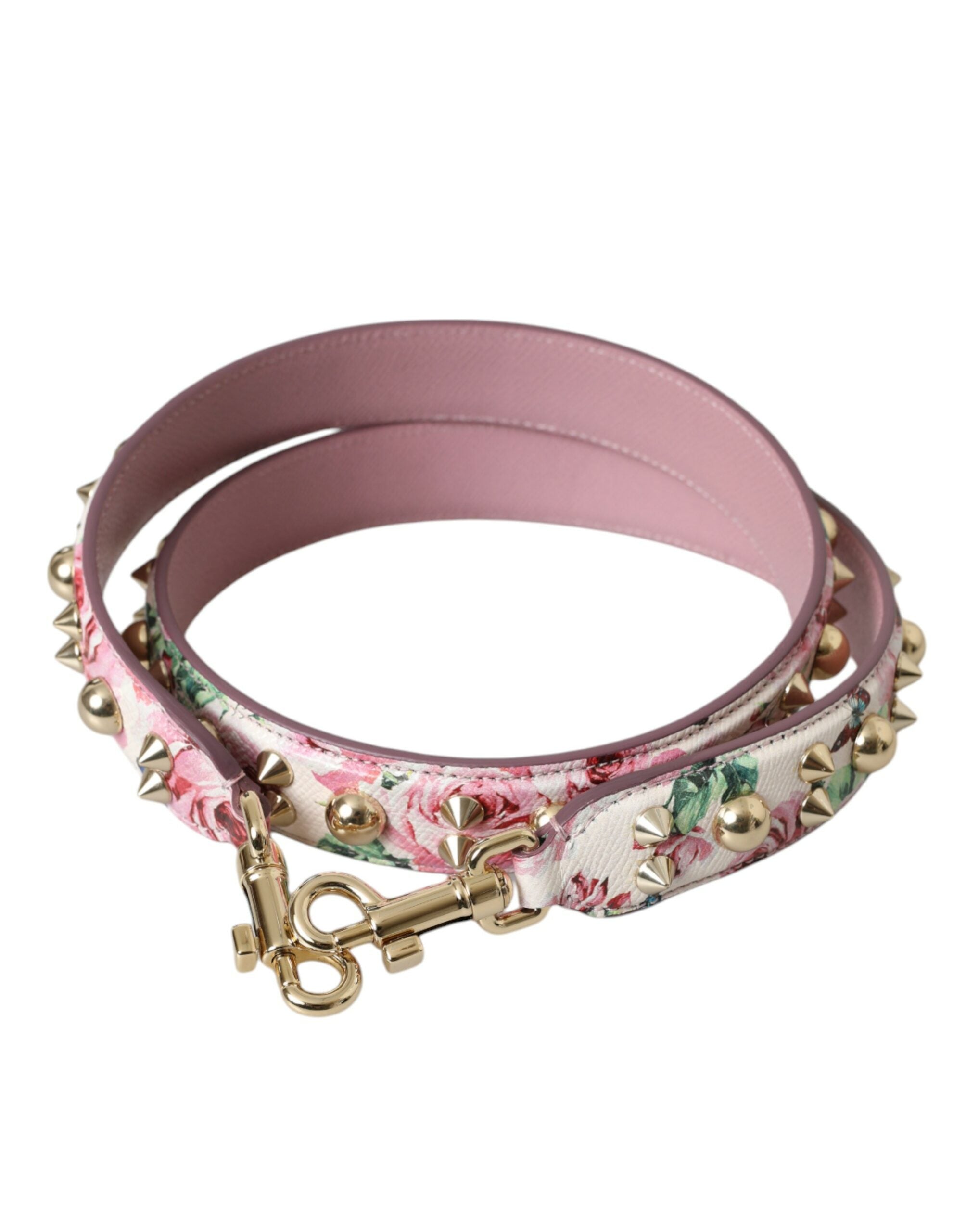 Dolce & Gabbana Rosa Blommig Handväska Tillbehör Axelrem