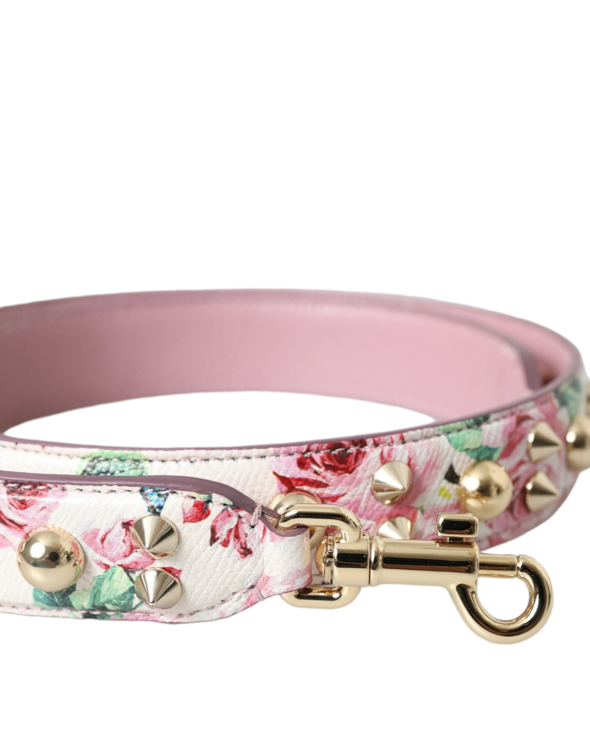 Dolce & Gabbana Rosa Blommig Handväska Tillbehör Axelrem