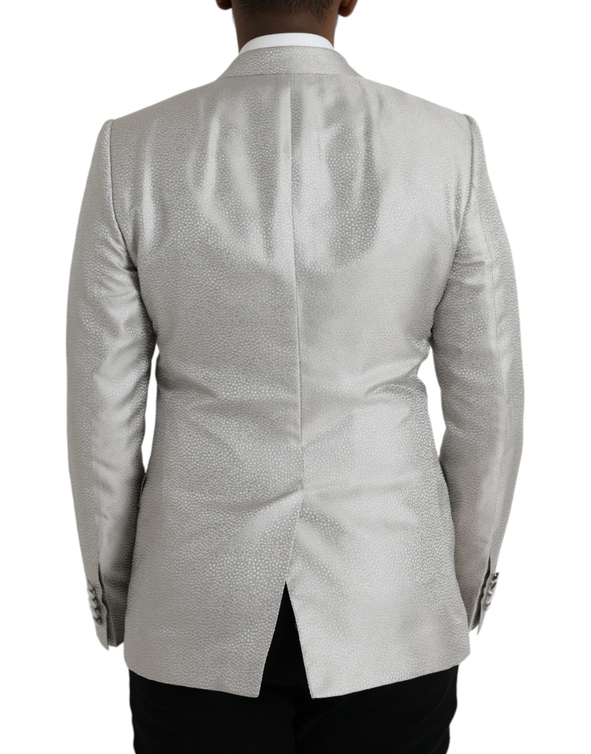 Dolce & Gabbana Off White MARTINI Dubbelknäppt Kavaj